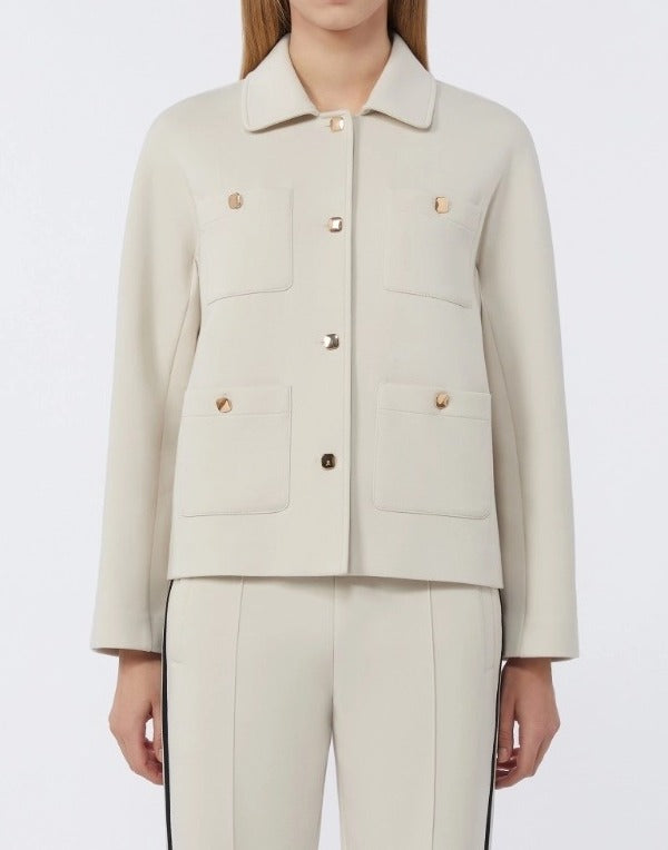 MAX MARA Giacca Armonioso Scuba-Ecru