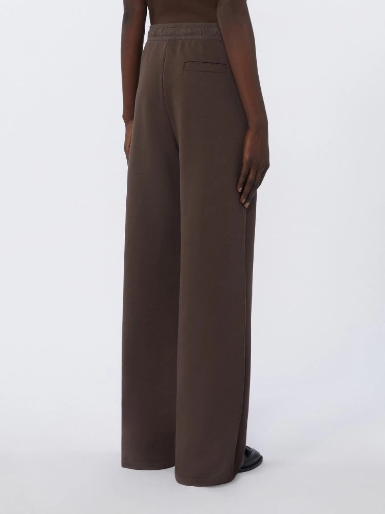 MAX MARA Pantalone Bali Jersey-Cioccolato