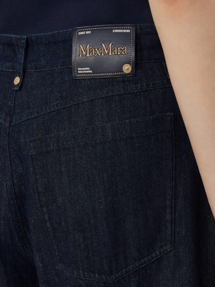 MAX MARA Pantalone Jeans Lavinia Denim-Blu Marino