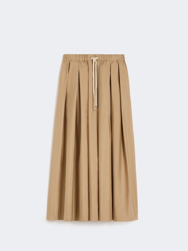 MAX MARA Gonna Lunga Pineta Popeline-Deserto
