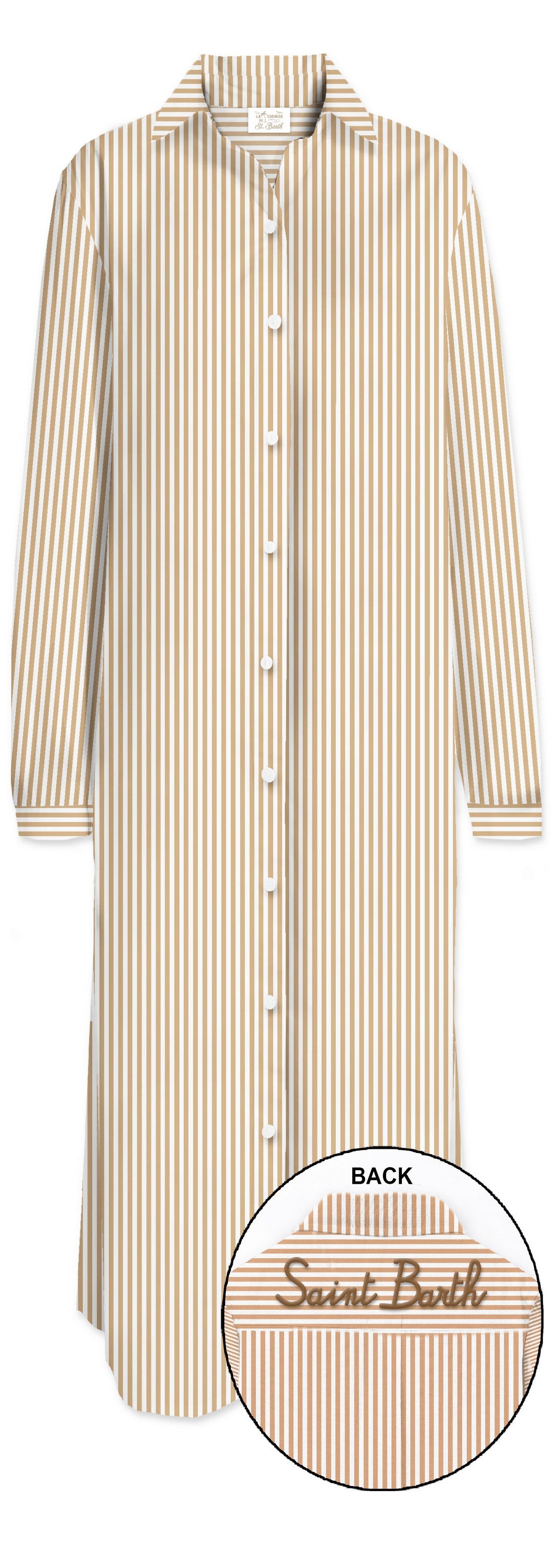 MC2 SAINT BARTH Abito Donna Chemisier ADELINE-Beige