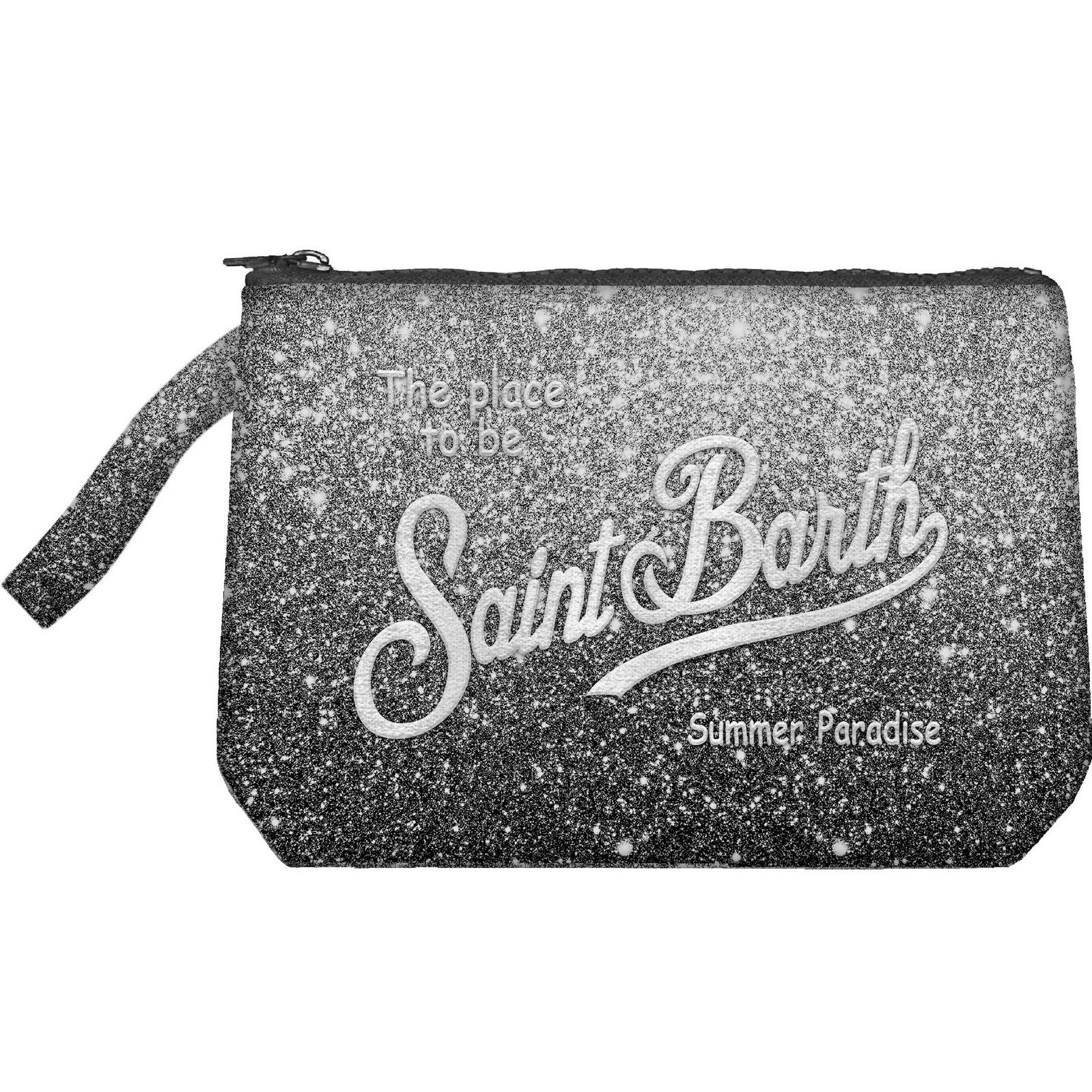 MC2 SAINT BARTH Pochette ALINE LUREX L-Nero