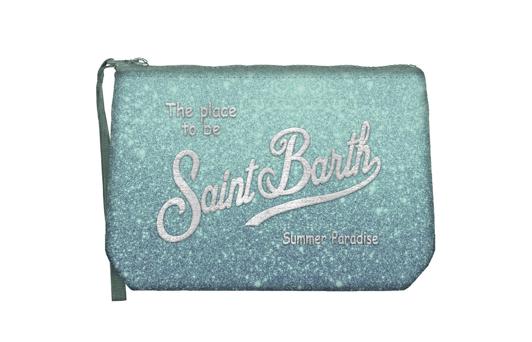 MC2 SAINT BARTH Pochette ALINE LUREX-Verde Salvia