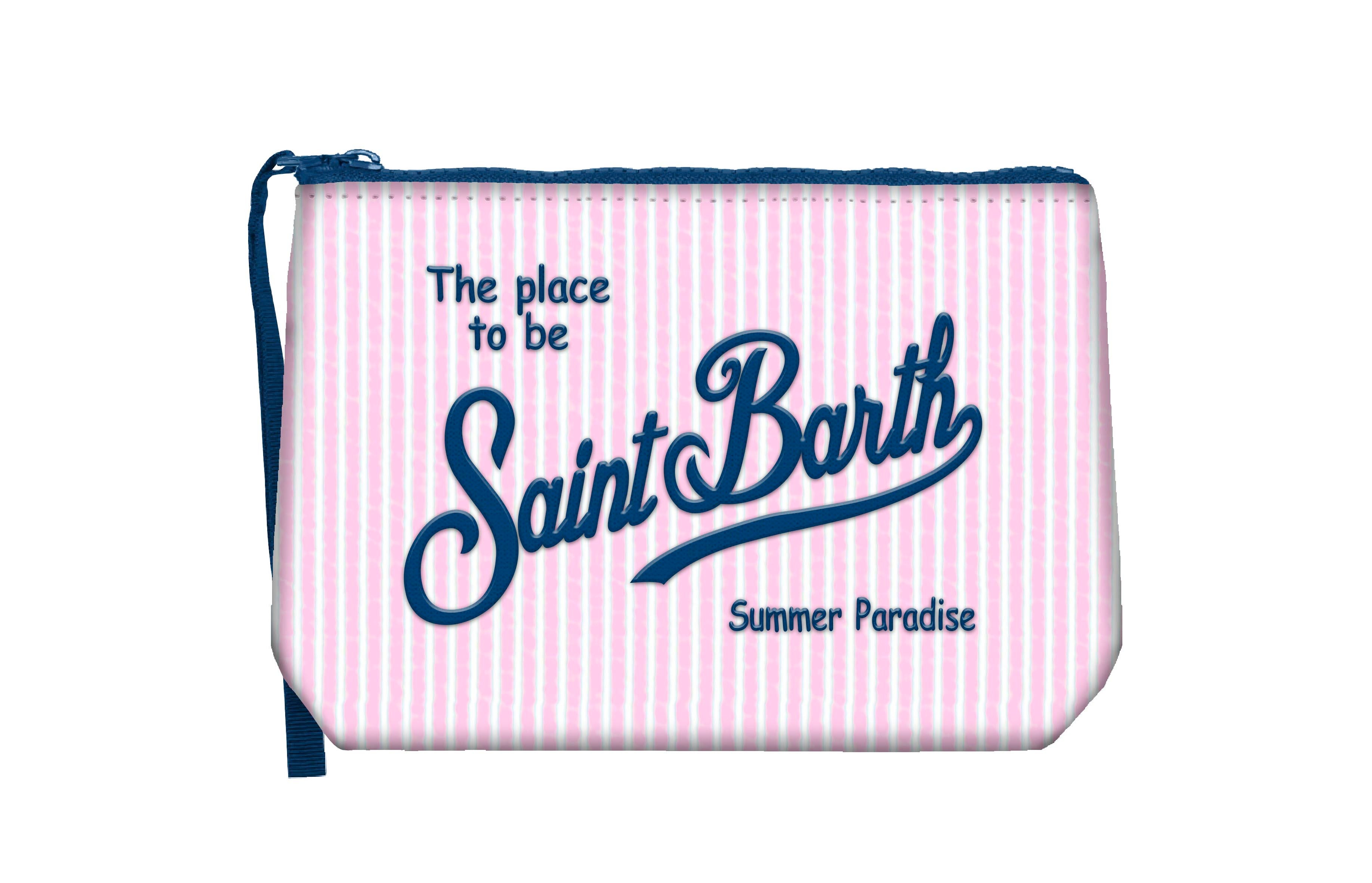 MC2 SAINT BARTH Pochette ALINE SEERSUCKER-Rosa