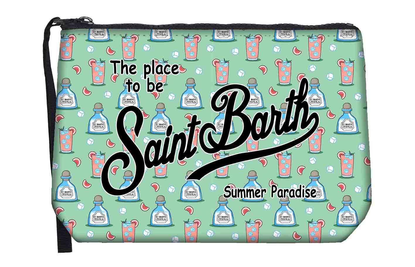 MC2 SAINT BARTH Pochette ALINE-Paloma Cocktail Verde Salvia