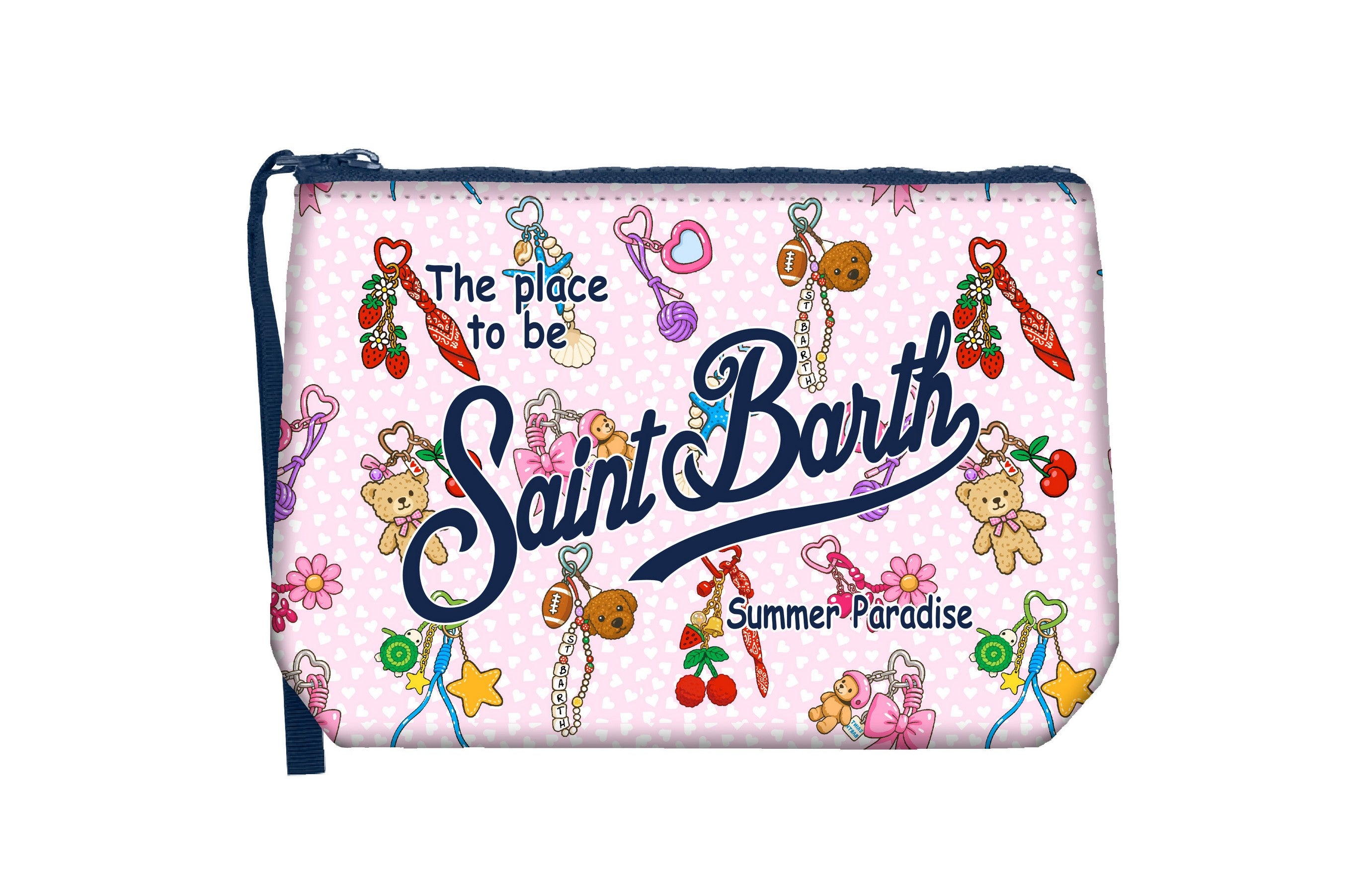 MC2 SAINT BARTH Pochette ALINE-Charms Party Rosa