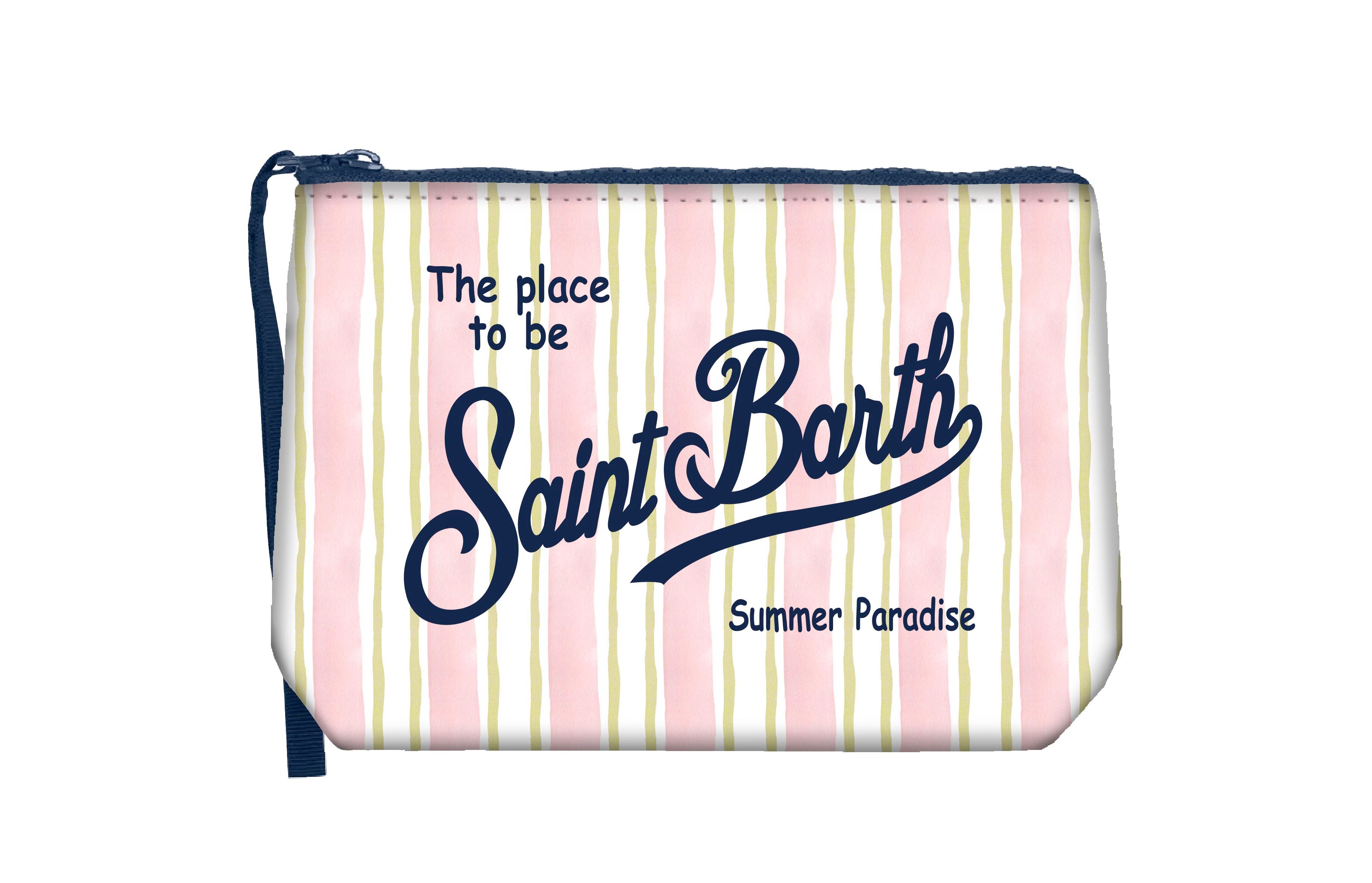 MC2 SAINT BARTH Pochette ALINE-Big Stripes Rosa