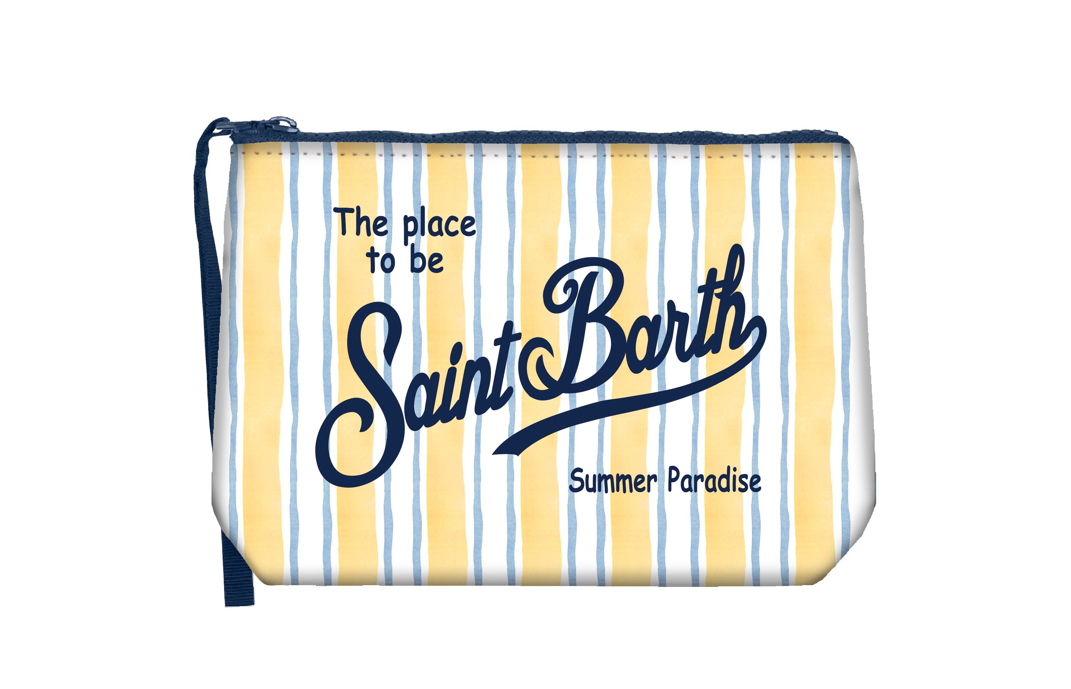MC2 SAINT BARTH Pochette ALINE-Big Stripes Giallo