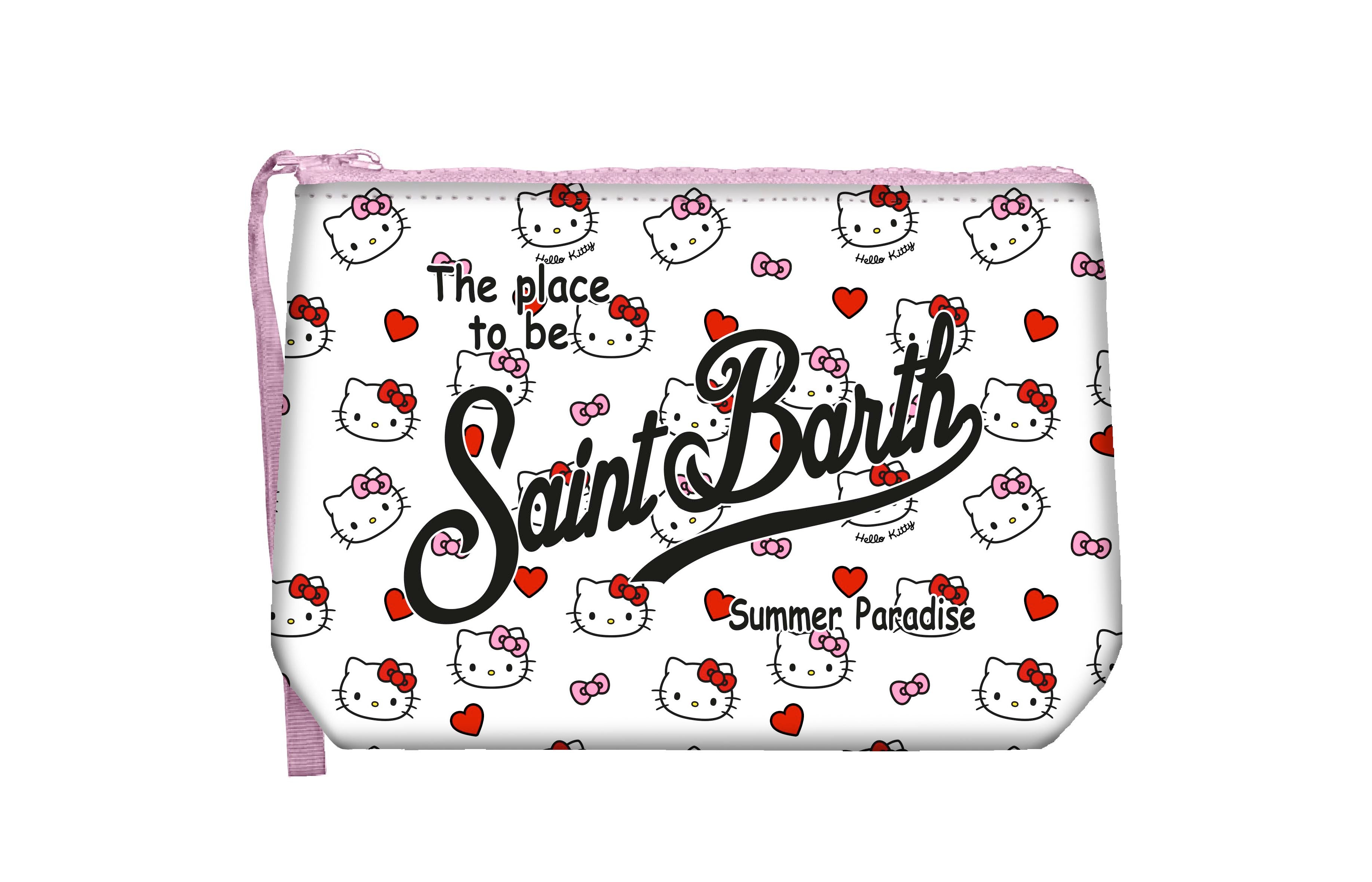 MC2 SAINT BARTH Pochette ALINE-Hello Kitty Bianco