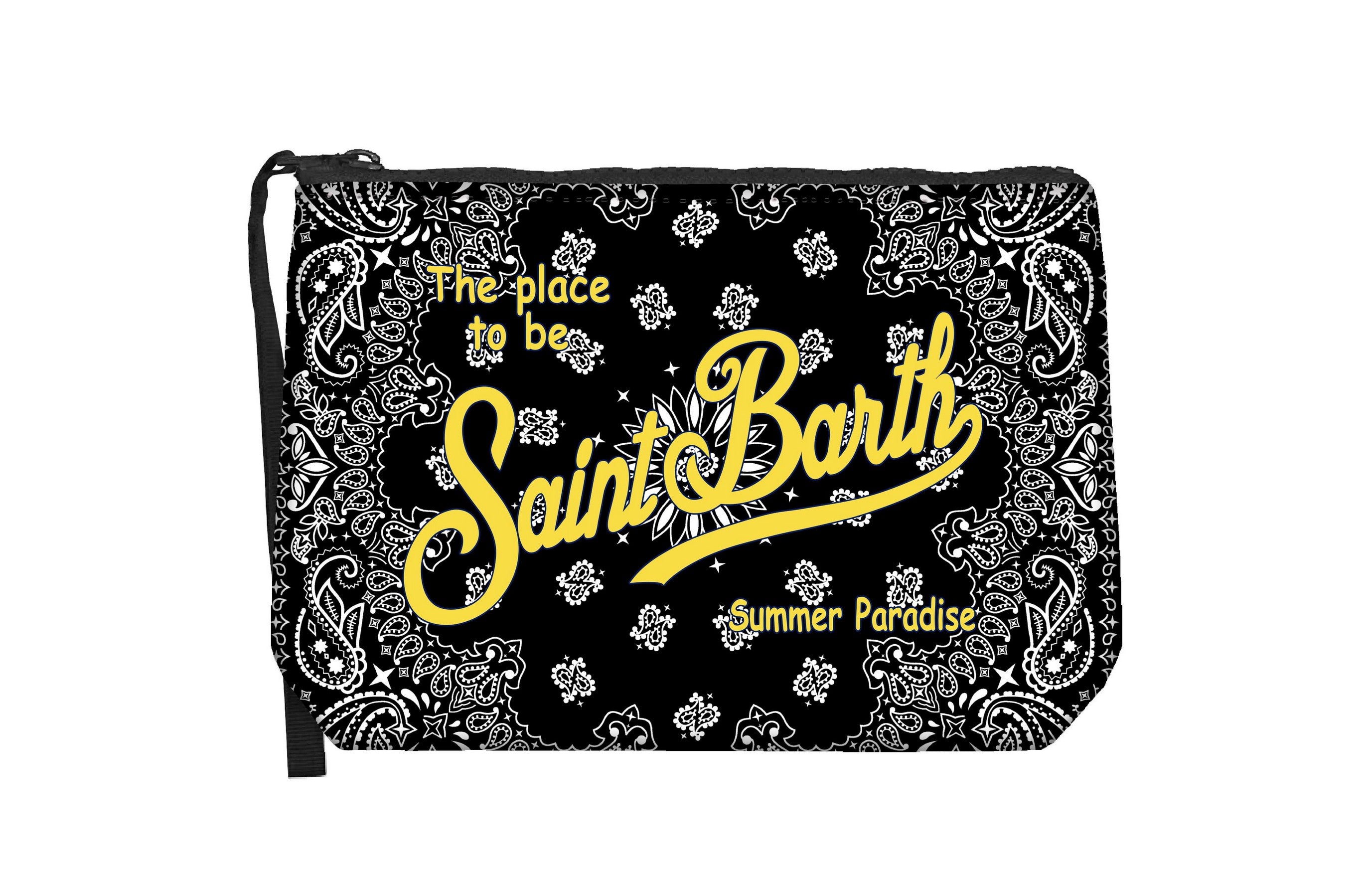 MC2 SAINT BARTH Pochette ALINE-Bandanna Round Nero