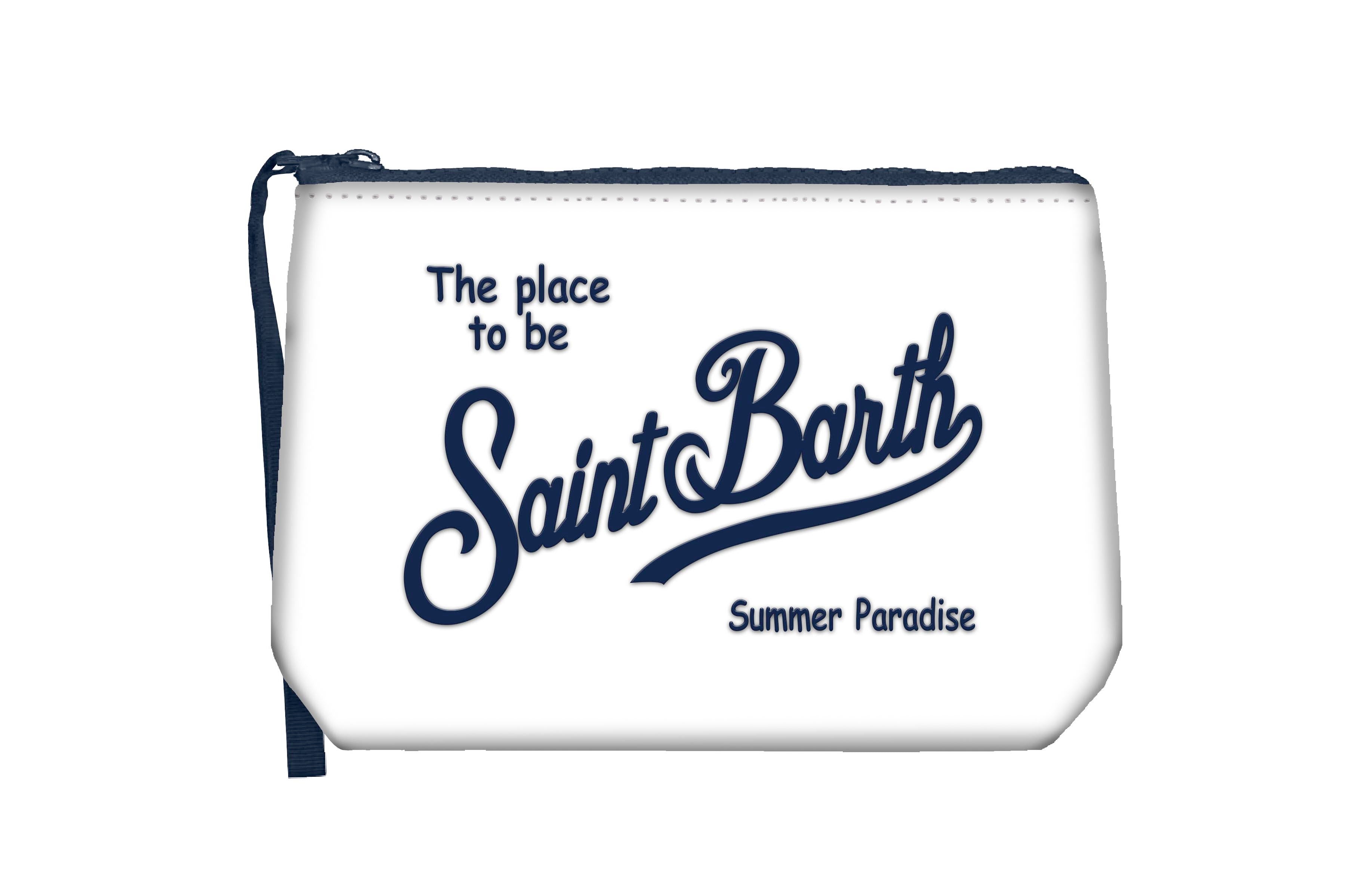 MC2 SAINT BARTH Pochette ALINE-Bianco/Navy