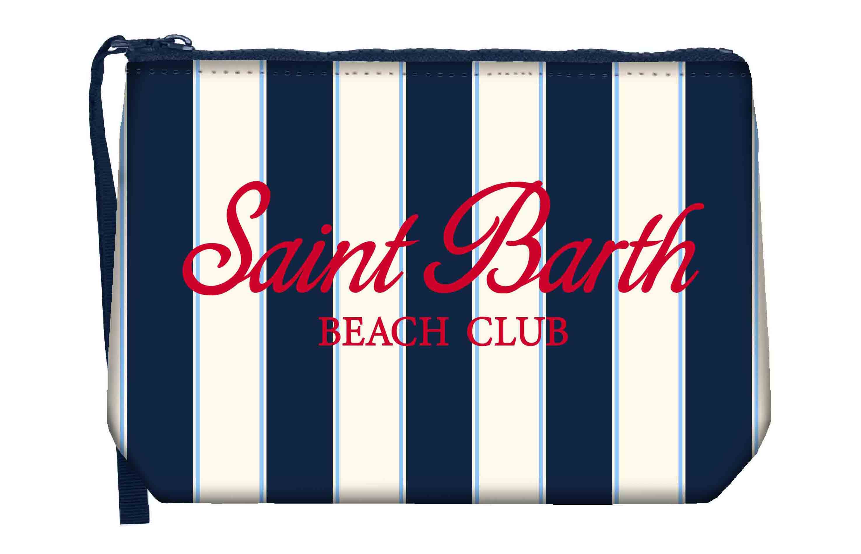 MC2 SAINT BARTH Pochette ALINE-Beach Stripes Navy
