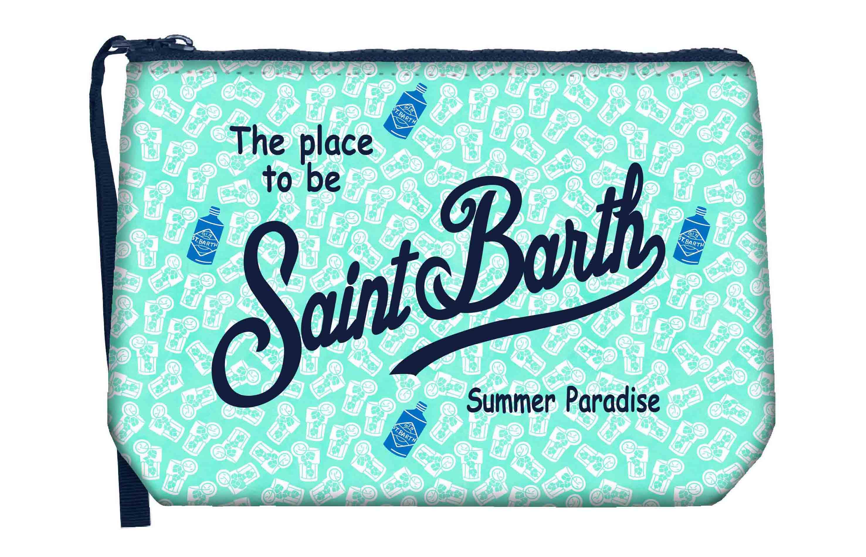 MC2 SAINT BARTH Pochette ALINE-Glass Ice Verde Acqua