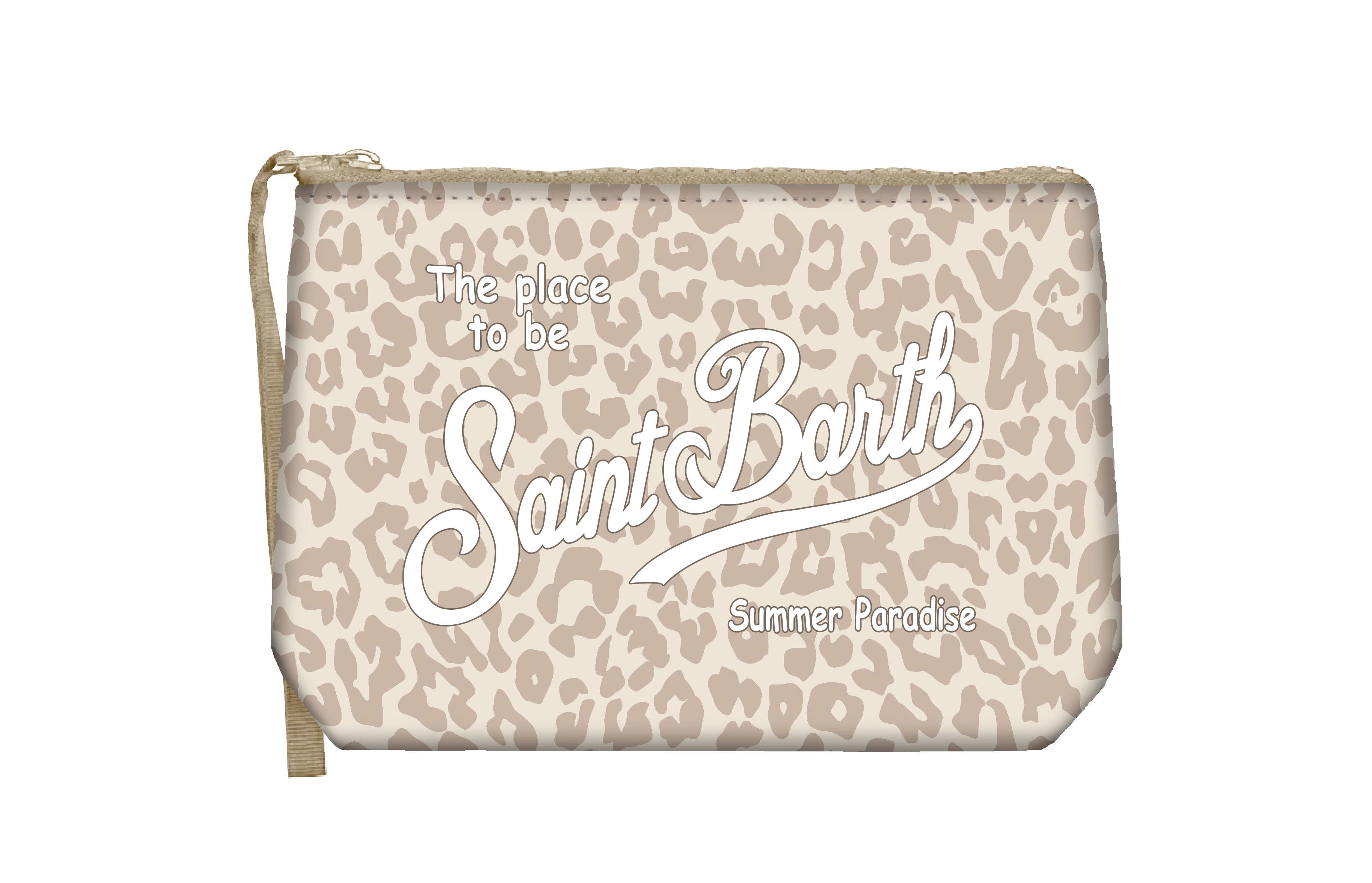 MC2 SAINT BARTH Pochette ALINE-Pastel Leopard Beige