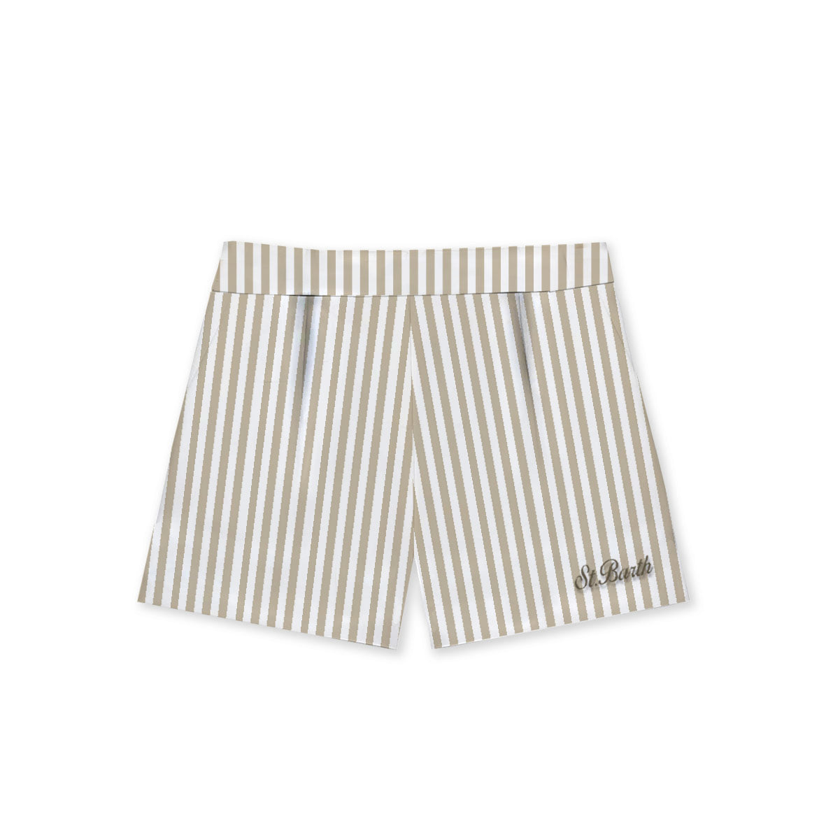 MC2 SAINT BARTH Shorts Donna AMANI-Stripes Beige