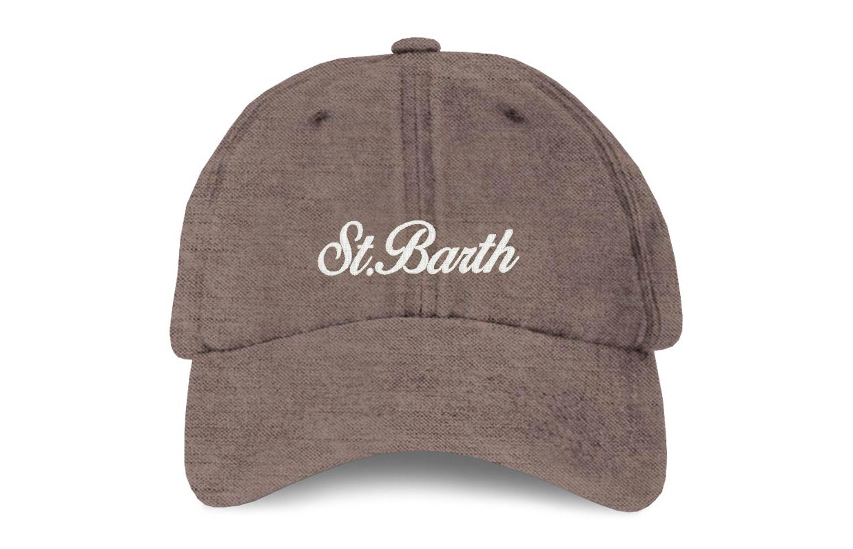 MC2 SAINT BARTH Cappello Uomo Baseball N Linen-Nut
