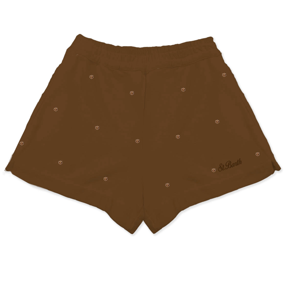 MC2 SAINT BARTH Shorts Donna CATE LIGHT-Strass Marrone