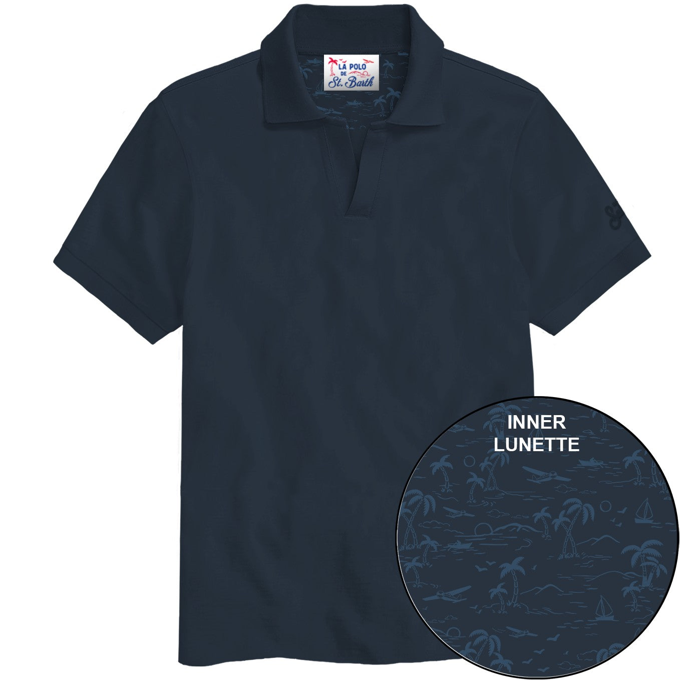 MC2 SAINT BARTH Polo Uomo Charles-Navy
