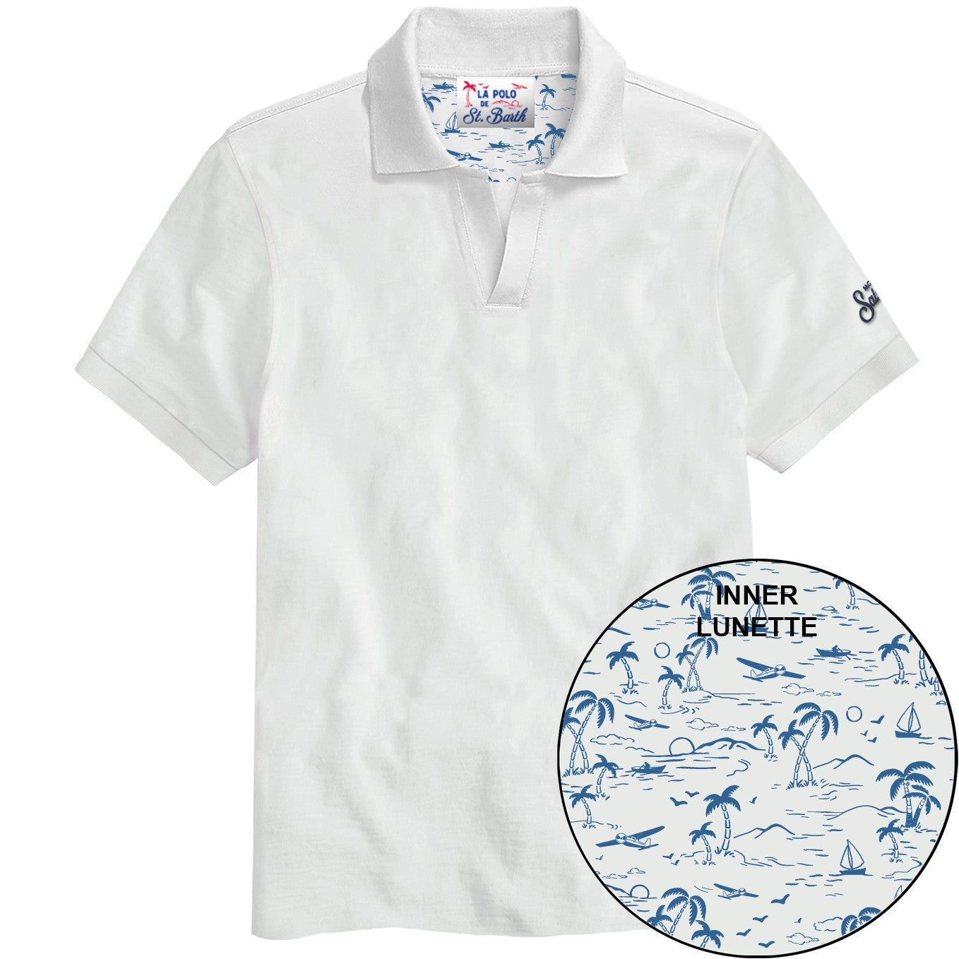 MC2 SAINT BARTH Polo Uomo Charles-White