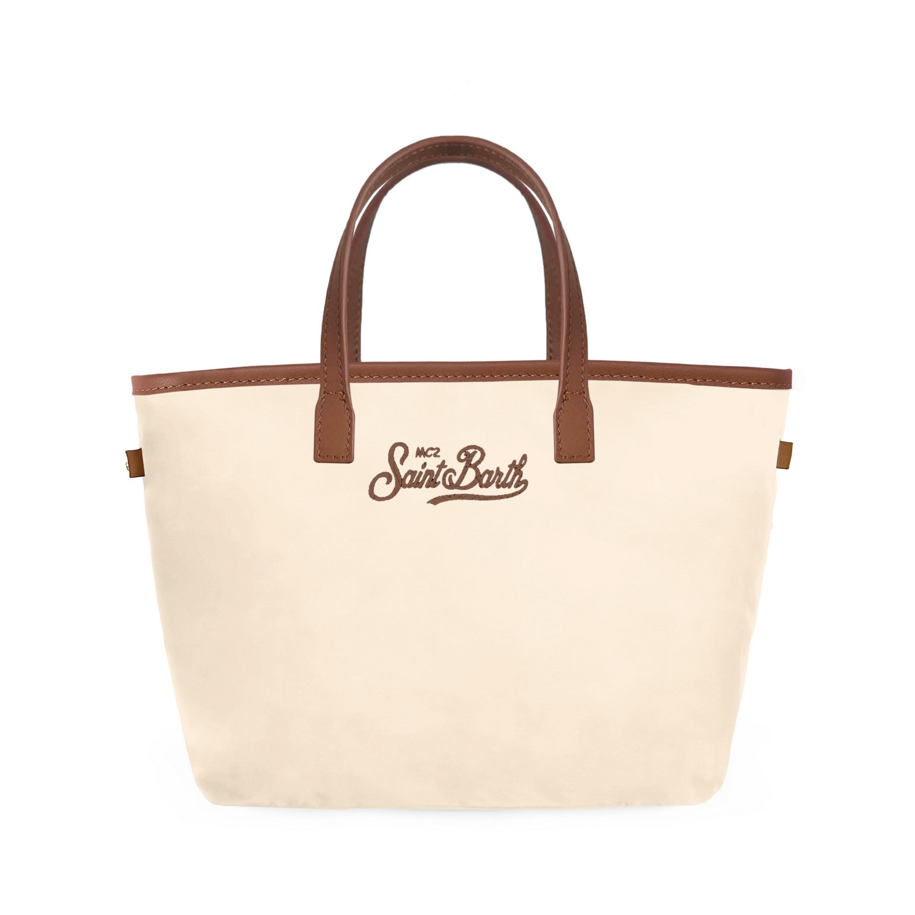 MC2 SAINT BARTH Borsa CITY BAG MINI NYLON-Bianco