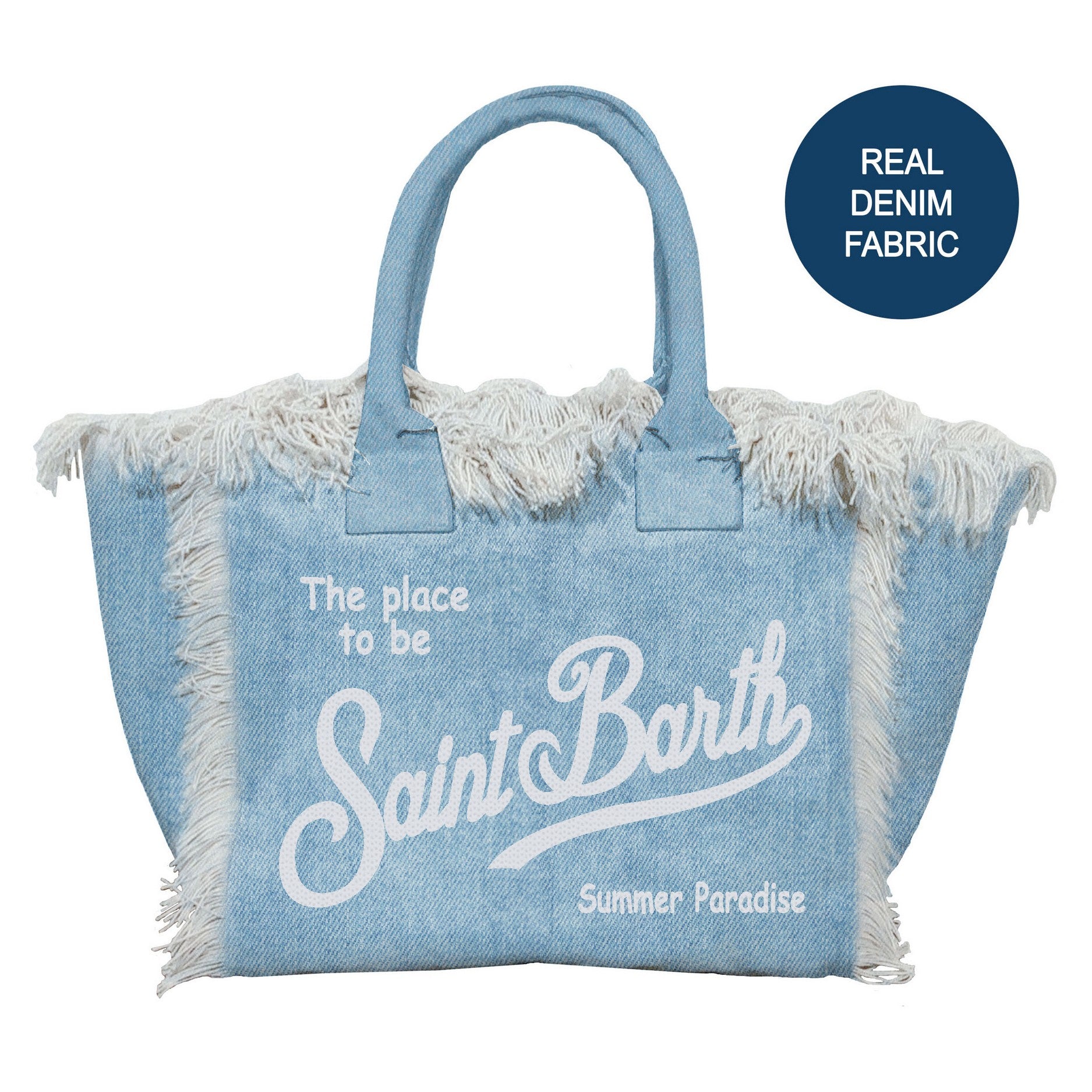 MC2 SAINT BARTH Borsa COLETTE-Denim Light