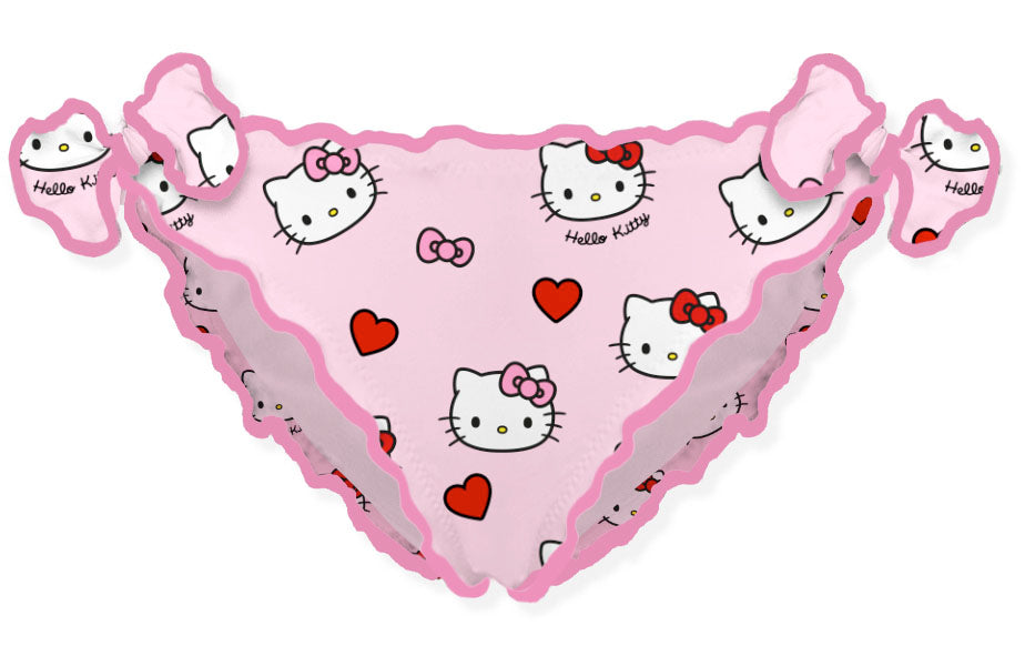 MC2 SAINT BARTH Costume Slip Bambina-Hello Kitty Rosa