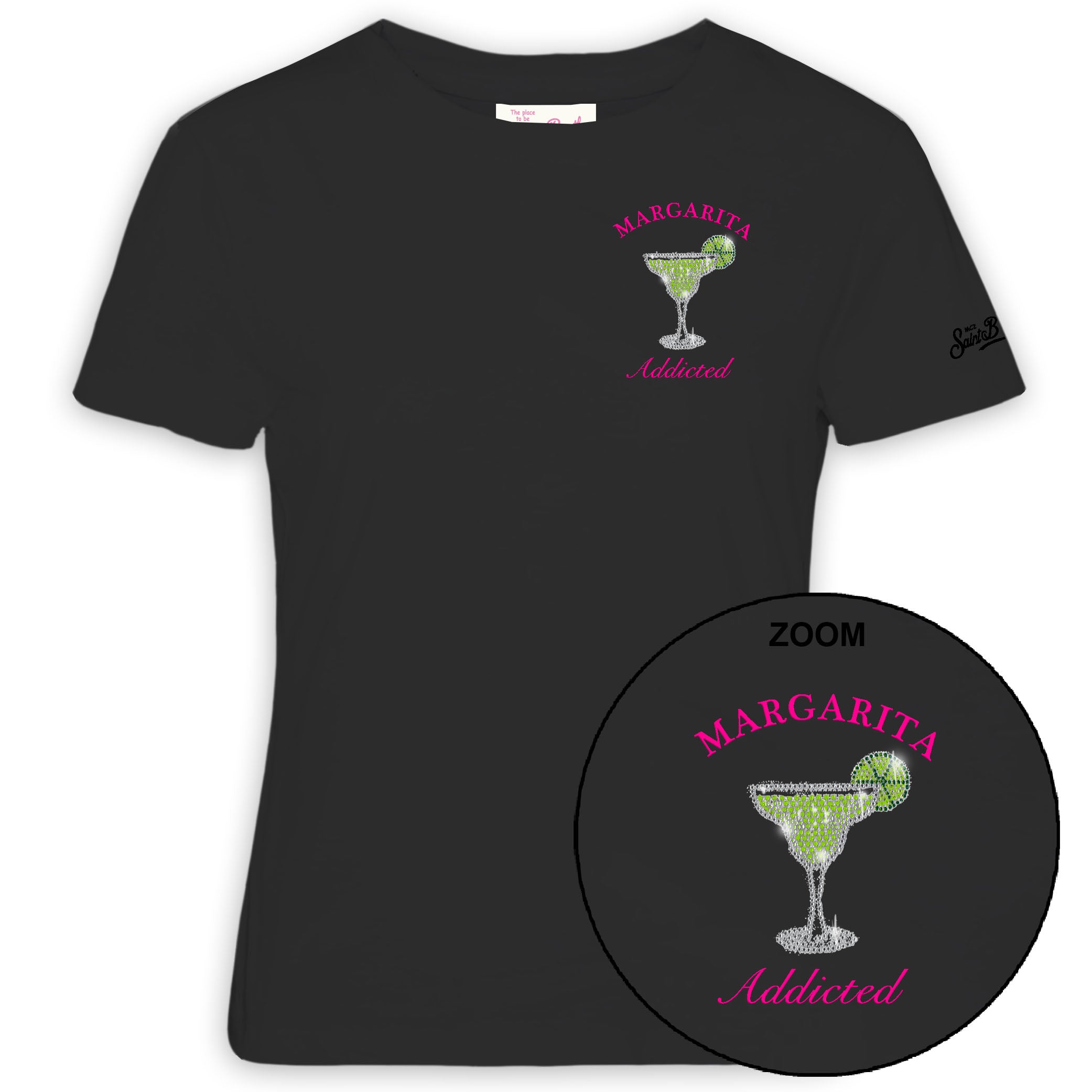 MC2 SAINT BARTH T-Shirt Donna Emilie-Nero