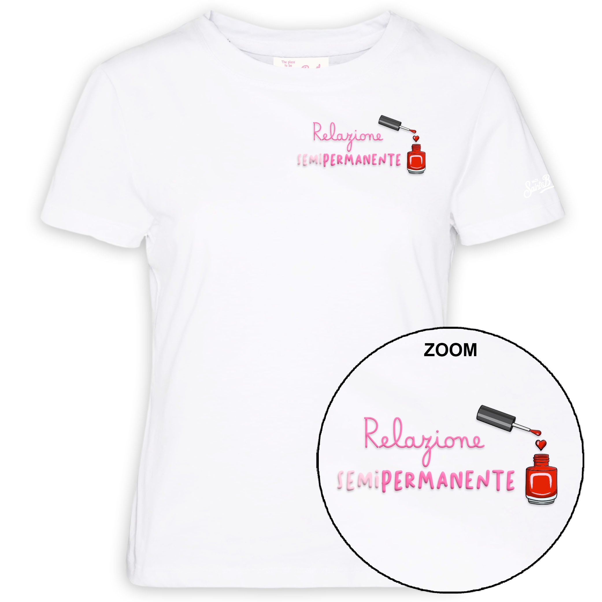 MC2 SAINT BARTH T-Shirt Donna Emilie-Bianco