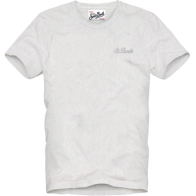 MC2 SAINT BARTH T-Shirt Uomo Gary-Bianco