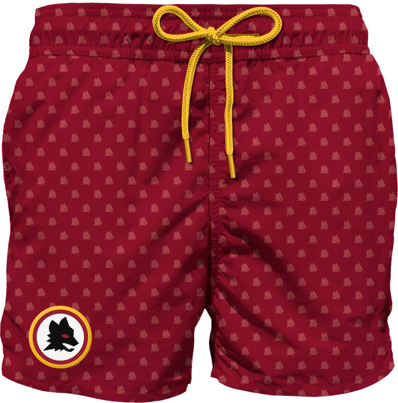 MC2 SAINT BARTH Costume Boxer Bambino JEAN LIGHTING-As Roma Bordeaux