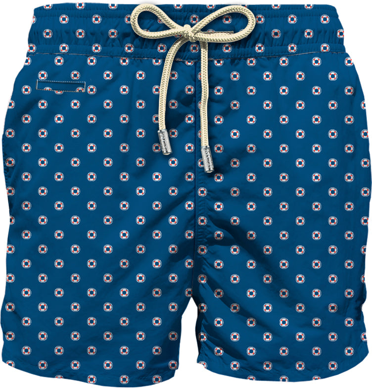 MC2 SAINT BARTH Costume Boxer Uomo LIGHTING MICRO FANTASY-Mini Life Saver Navy