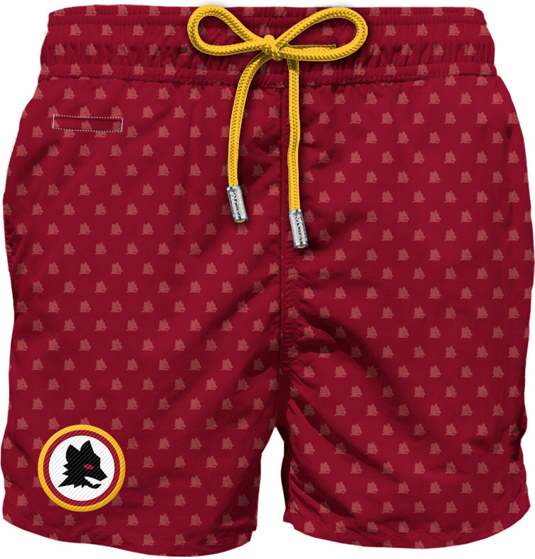 MC2 SAINT BARTH Costume Boxer Uomo LIGHTING MICRO FANTASY-AS Roma Bordeaux