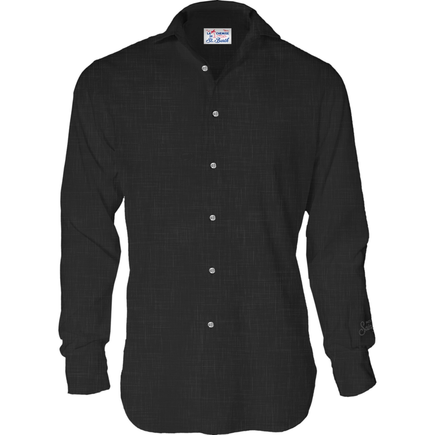 MC2 SAINT BARTH Camicia Uomo PAMPLONA-Nero
