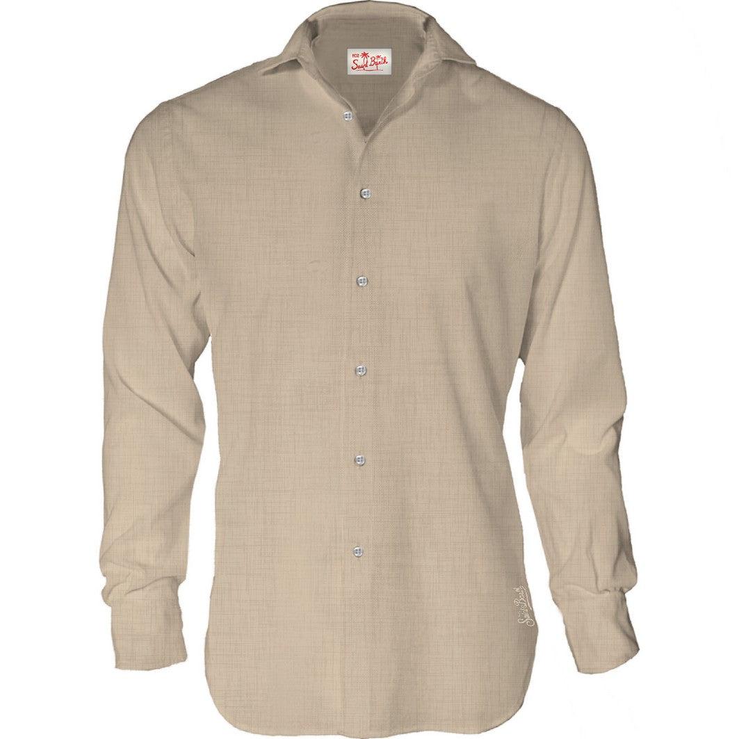 MC2 SAINT BARTH Camicia Uomo PAMPLONA-Beige