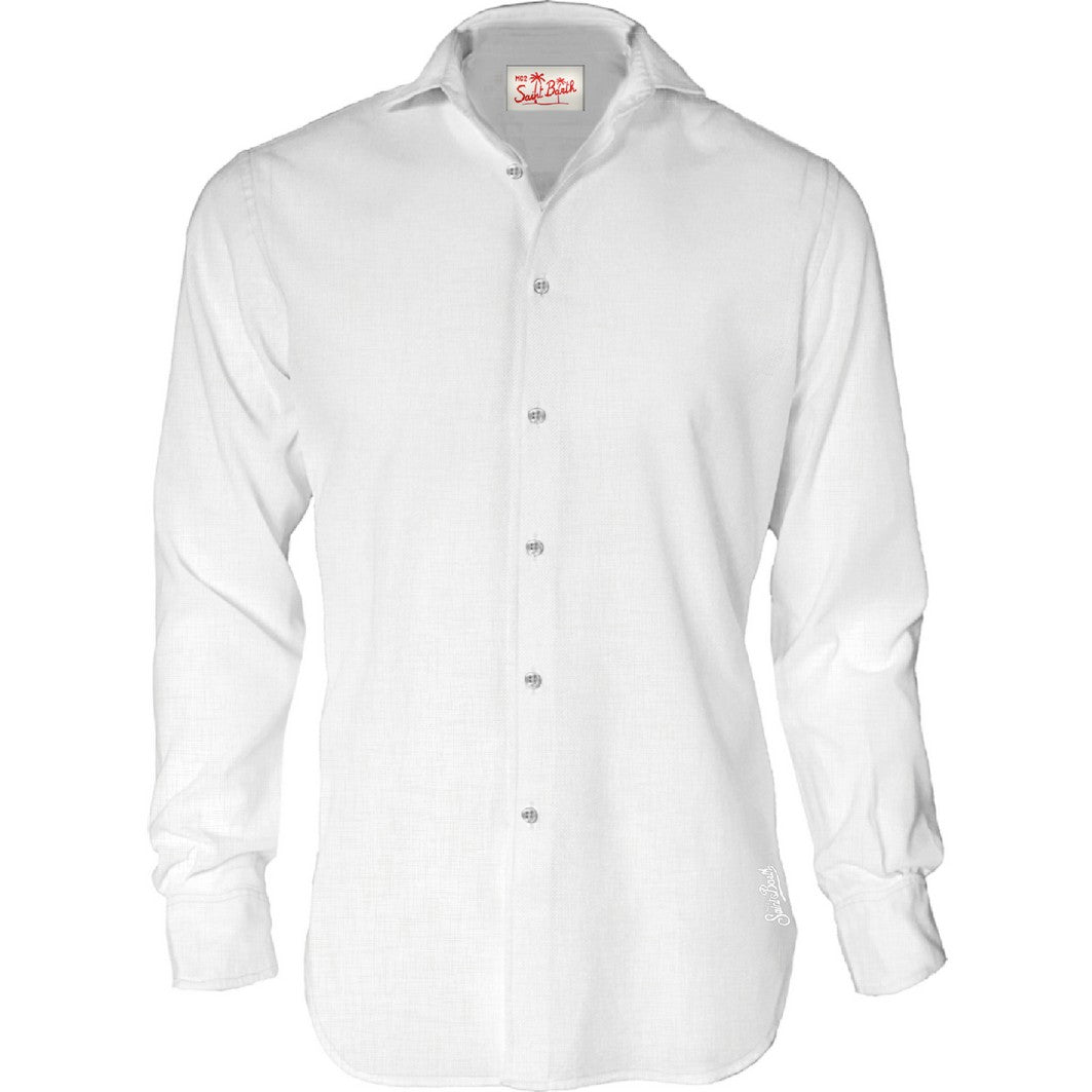 MC2 SAINT BARTH Camicia Uomo PAMPLONA-Bianco