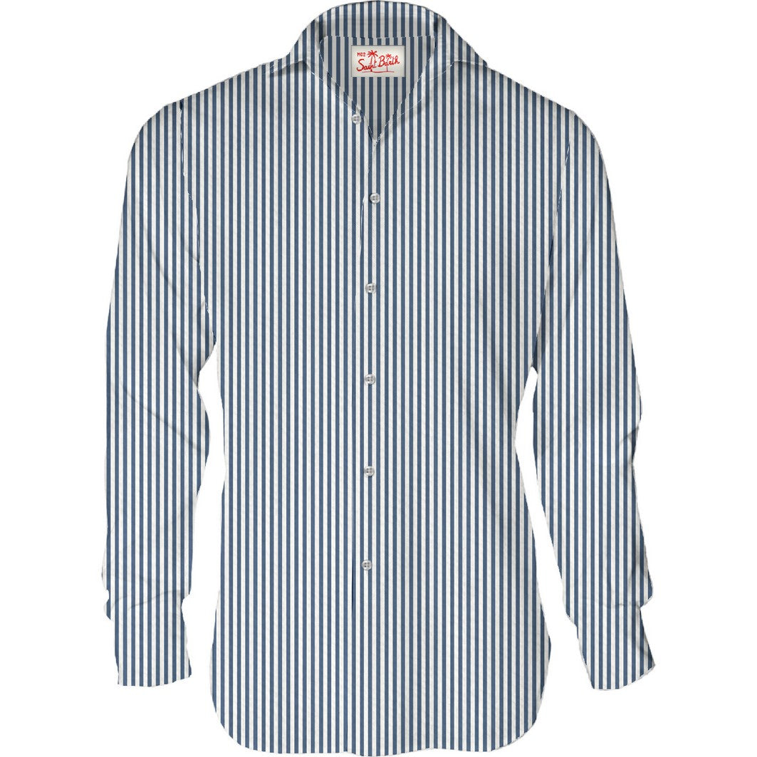 MC2 SAINT BARTH Camicia Uomo PAMPLONA-Stripes Navy