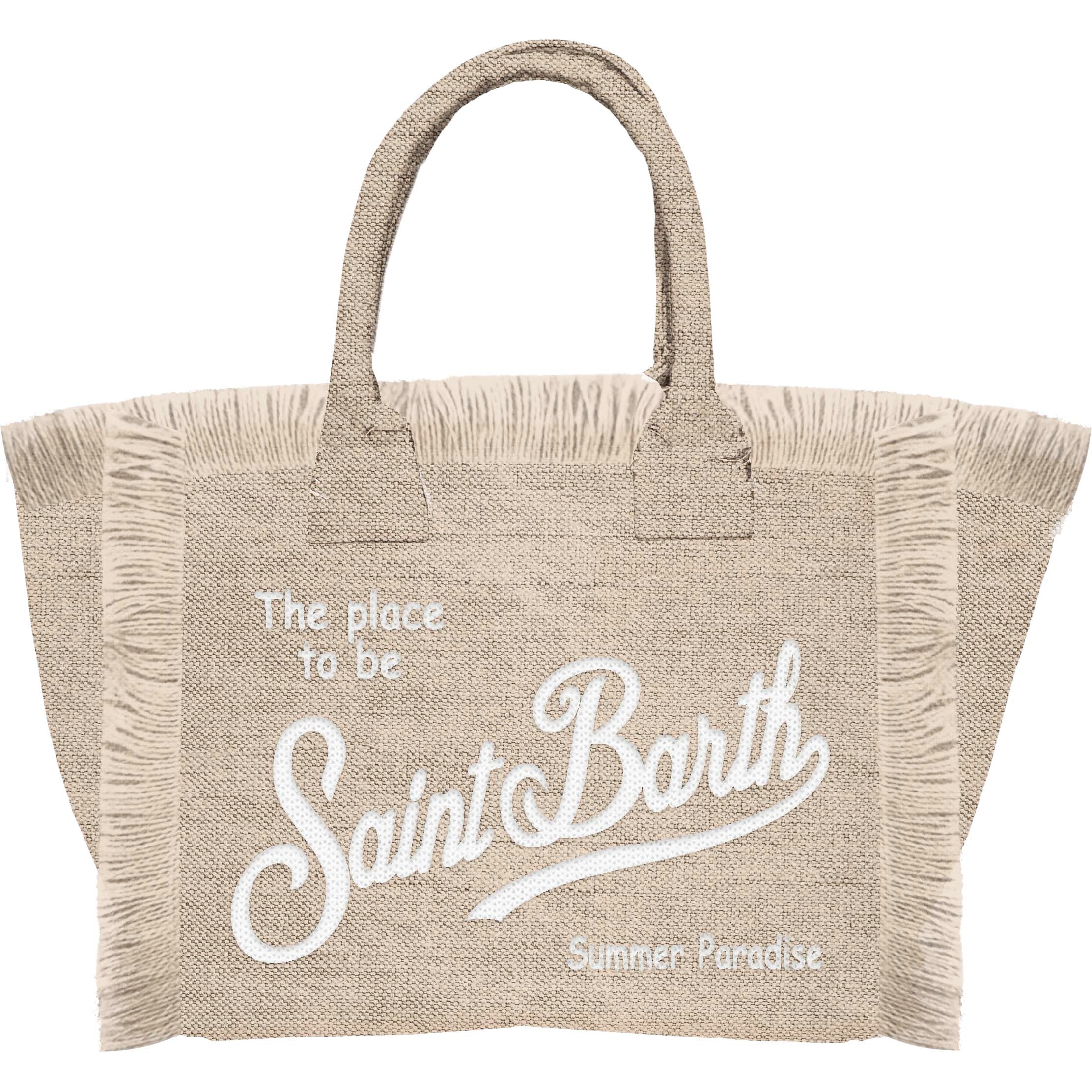 MC2 SAINT BARTH Borsa VANITY LINEN-Beige