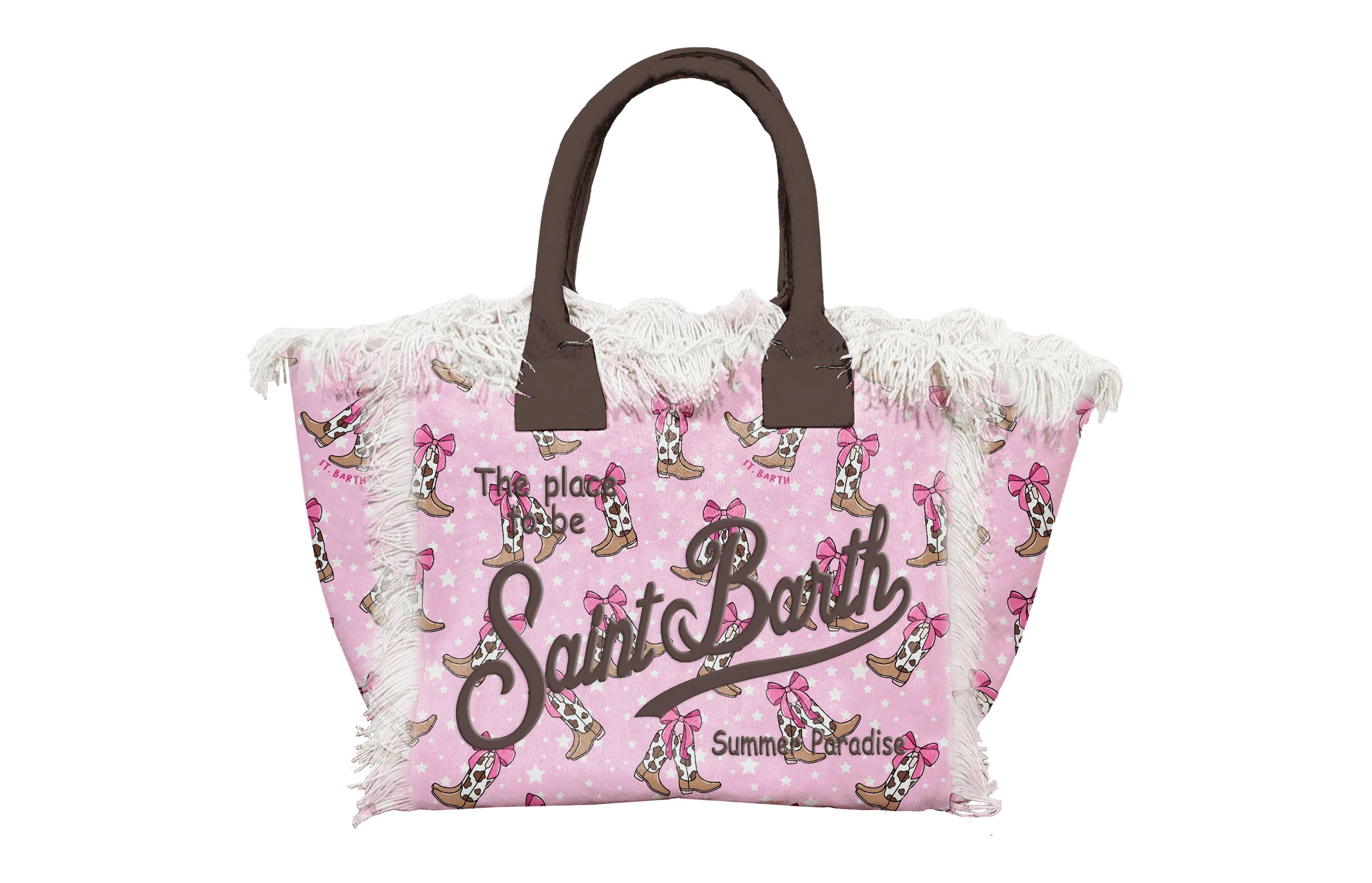 MC2 SAINT BARTH Borsa VANITY MINI-Cowgirl Rodeo Rosa
