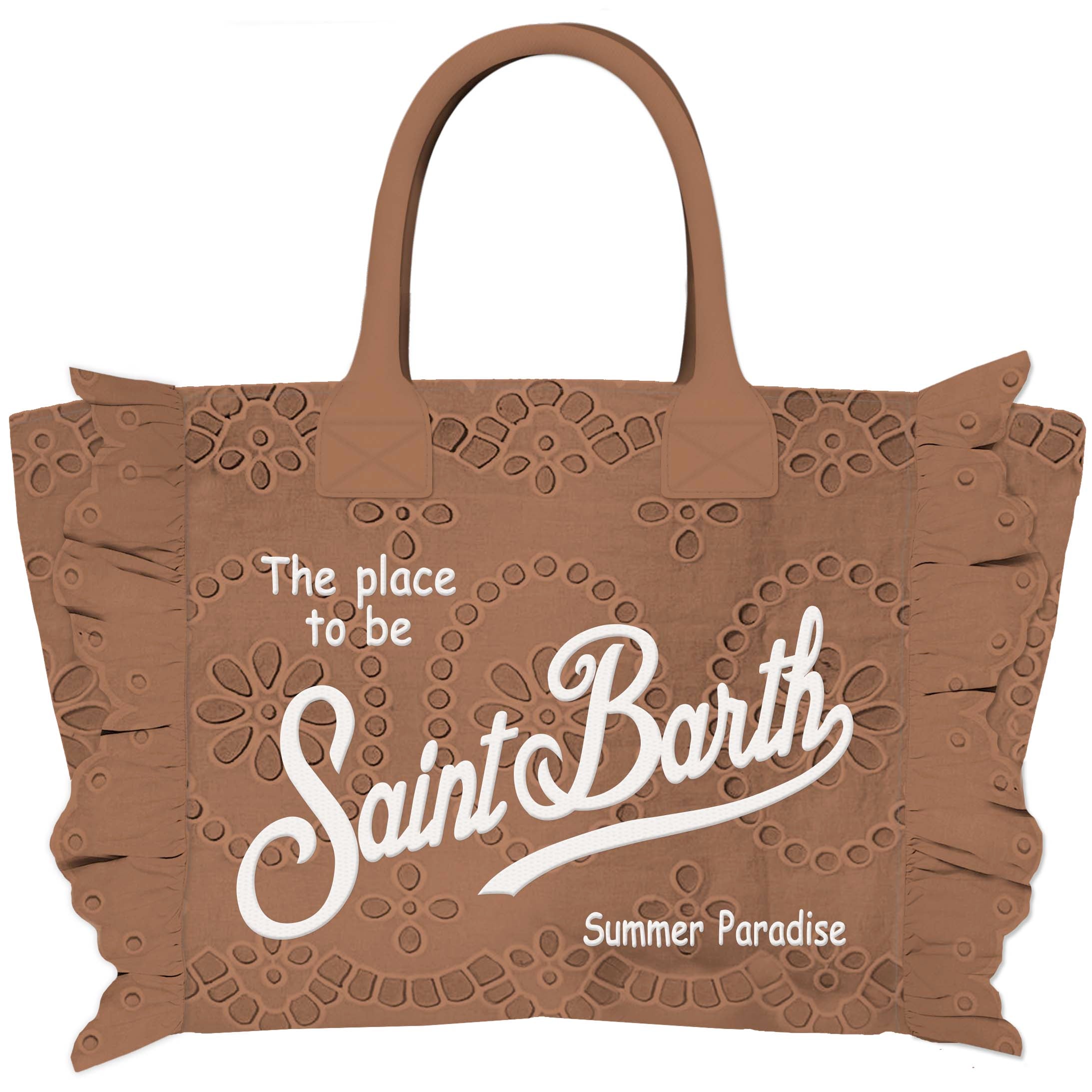 MC2 SAINT BARTH Borsa VANITY VOLANT N-Marrone