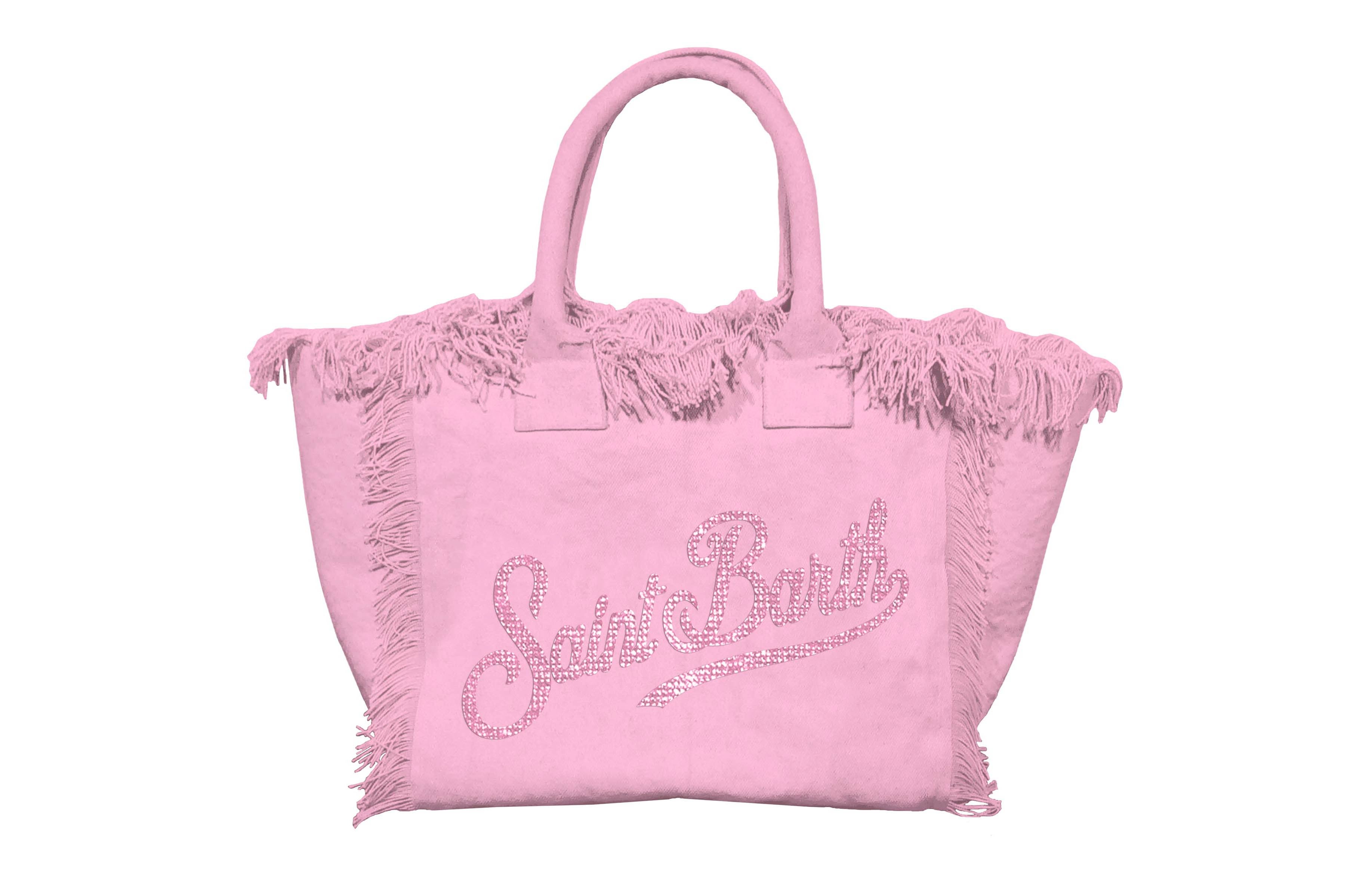 MC2 SAINT BARTH Borsa VANITY-Strass Rosa