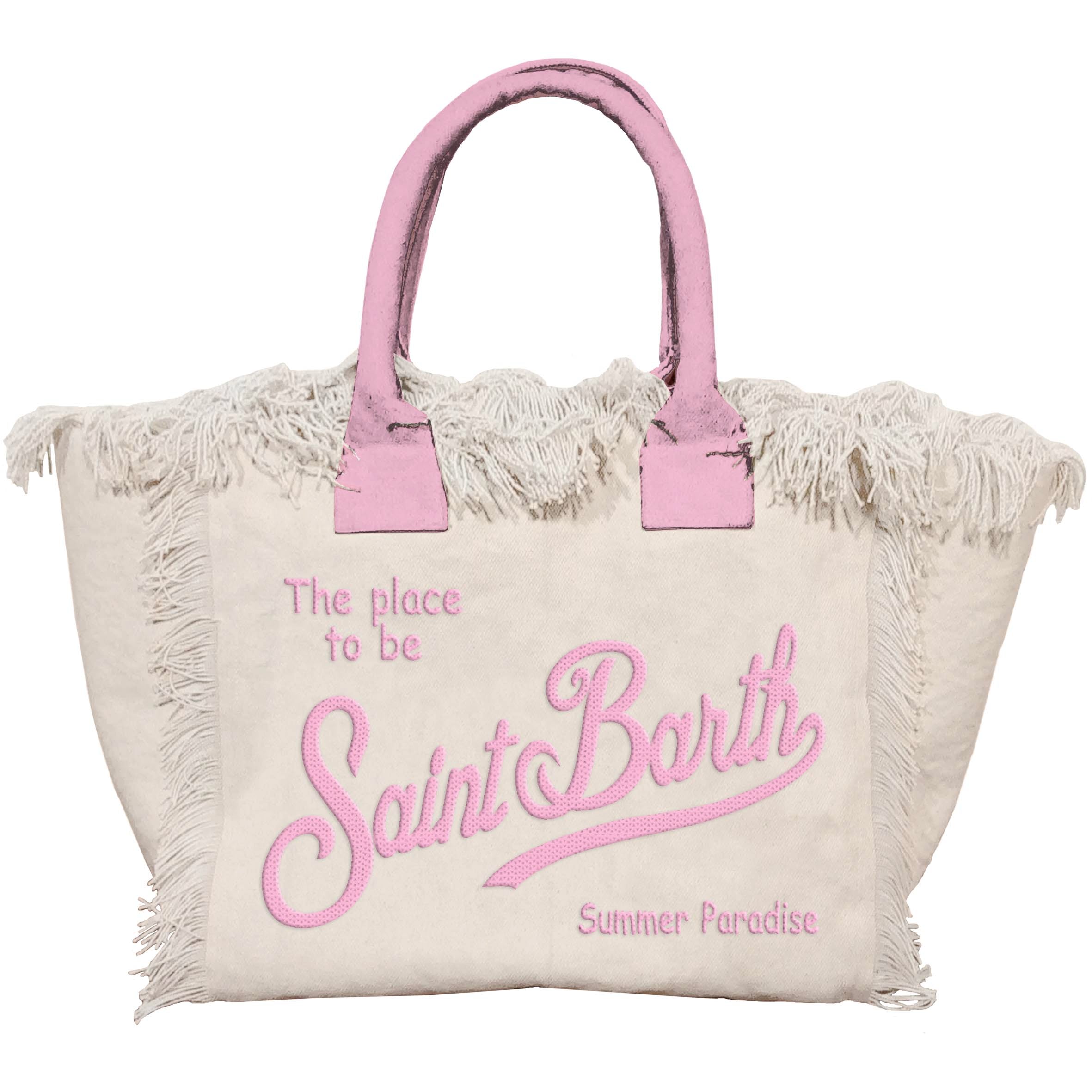 MC2 SAINT BARTH Borsa VANITY-Panna/Rosa