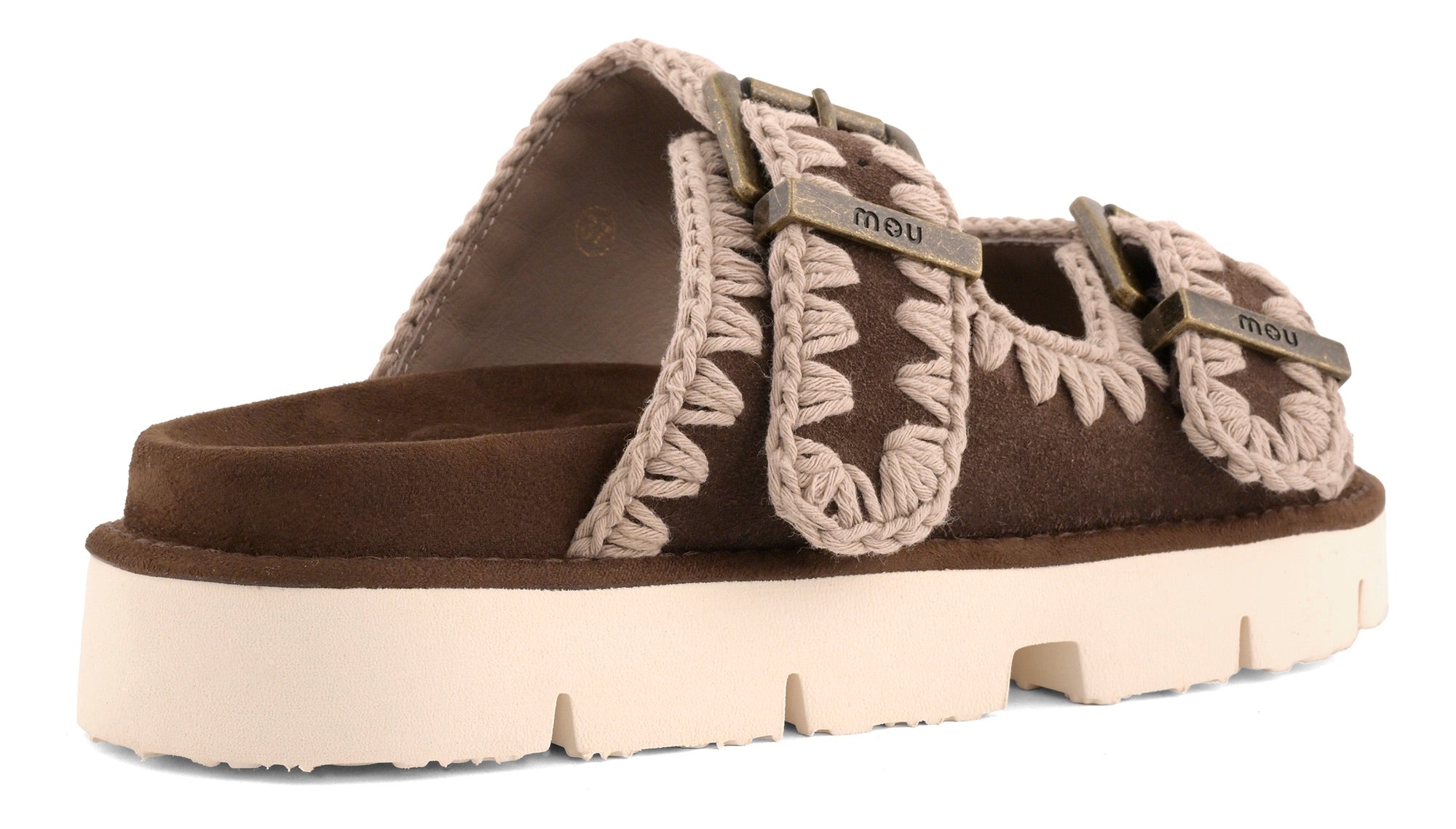 MOU Sandalo Donna BIO TWO BUCKLES-Deep Brown