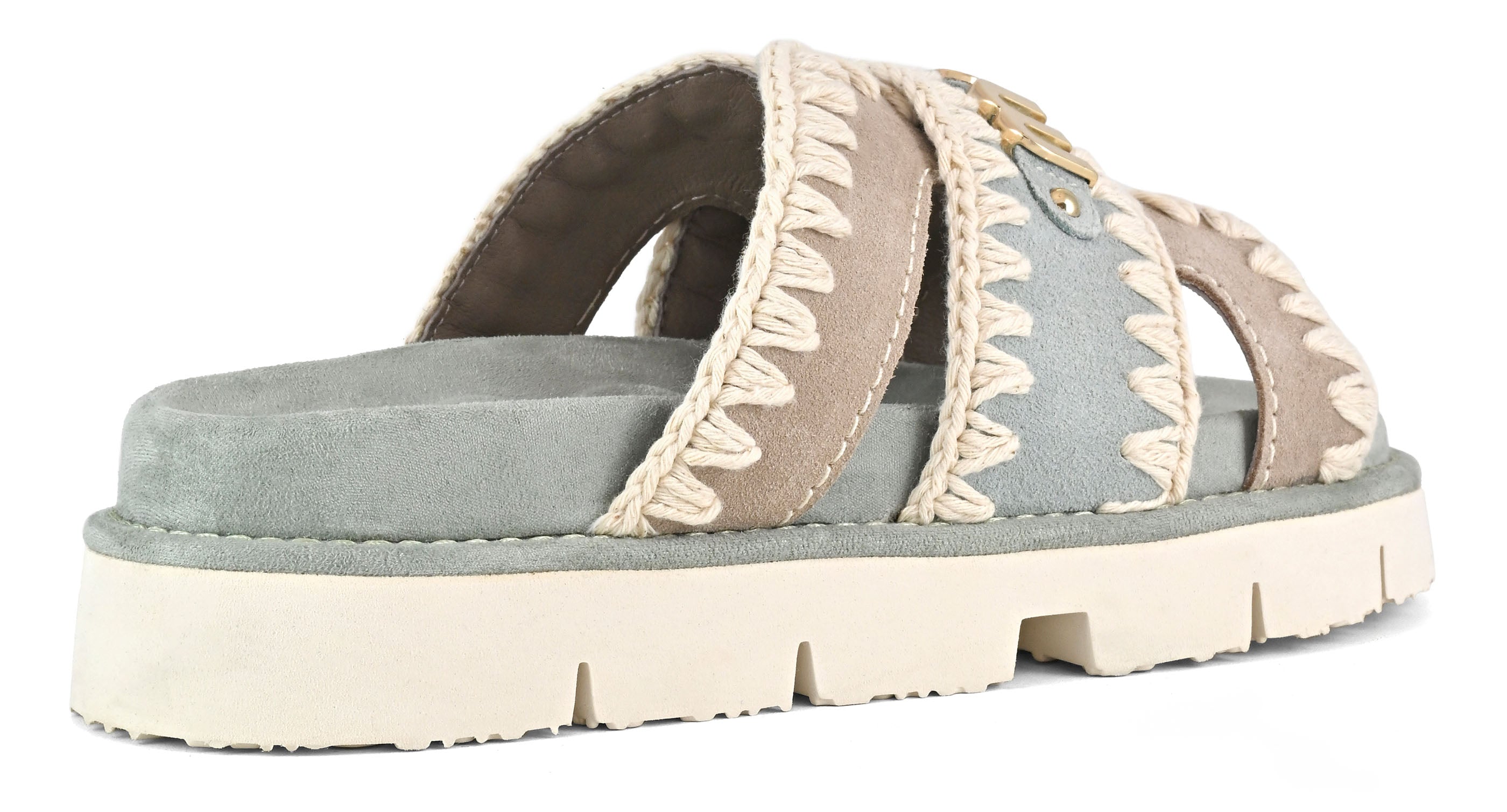 MOU Sandalo Donna BIO BICOLOR METAL LOG-Tea