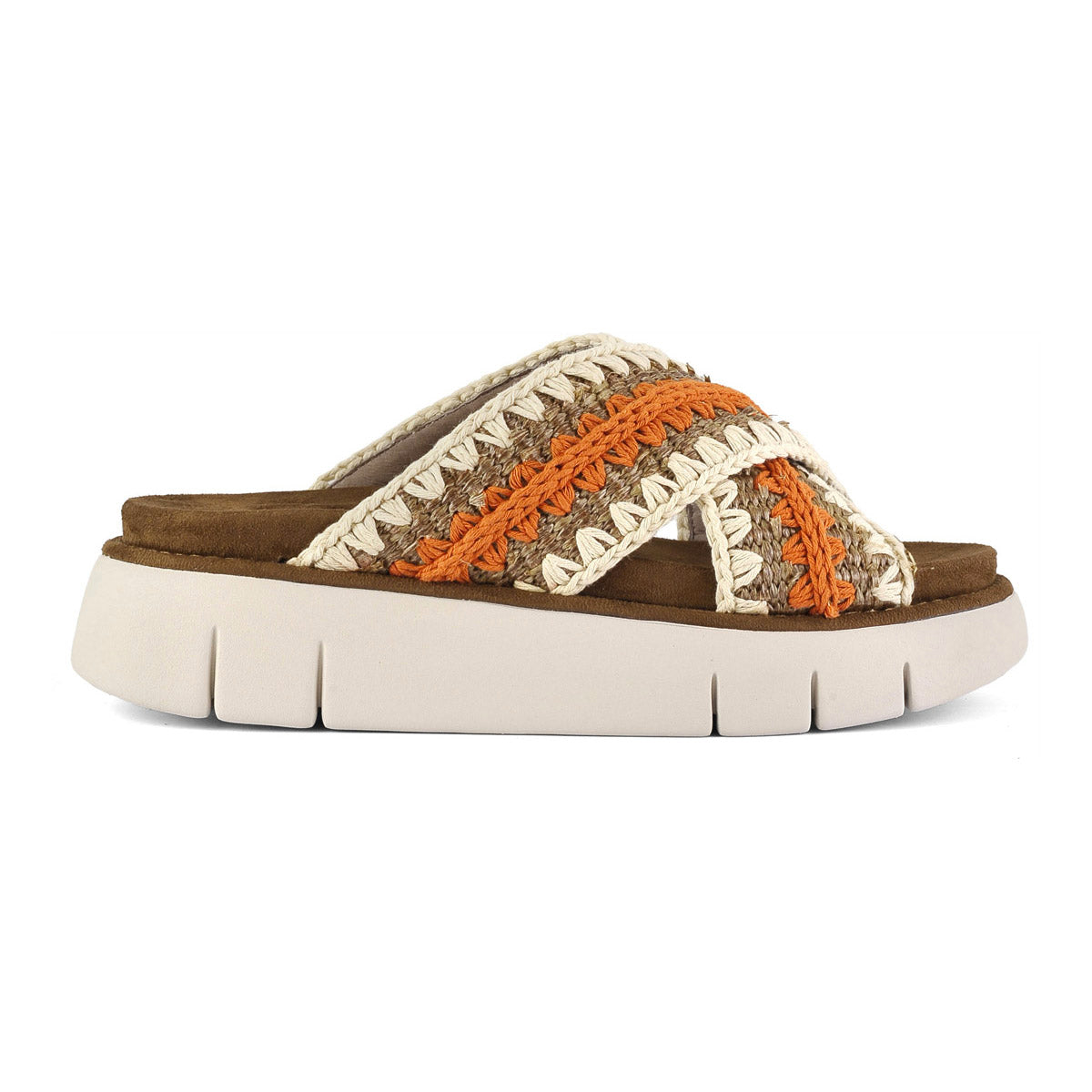 MOU Sandalo Donna BOUNCE RAFFIA-Nut Brown