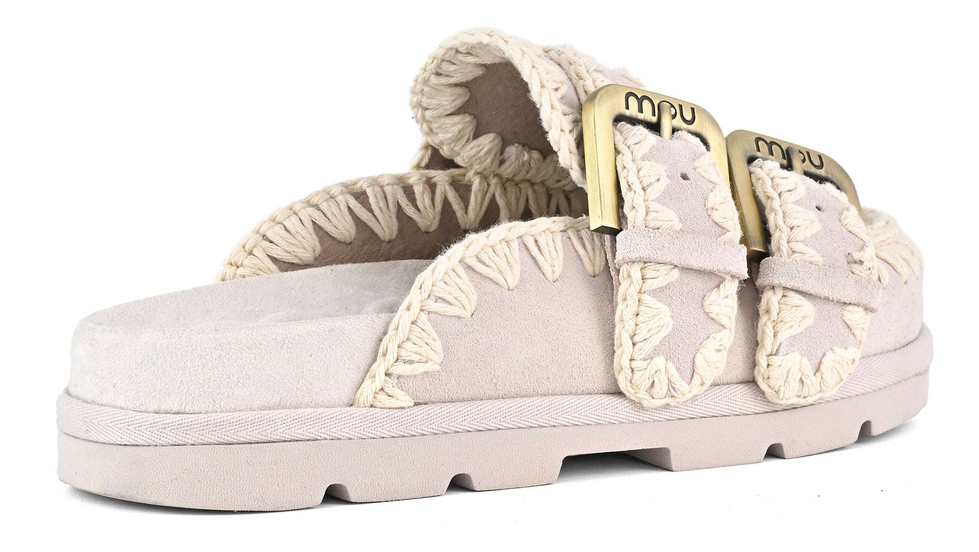 MOU Sabot Donna LOW BIO TWO BUCKLES-Chalk