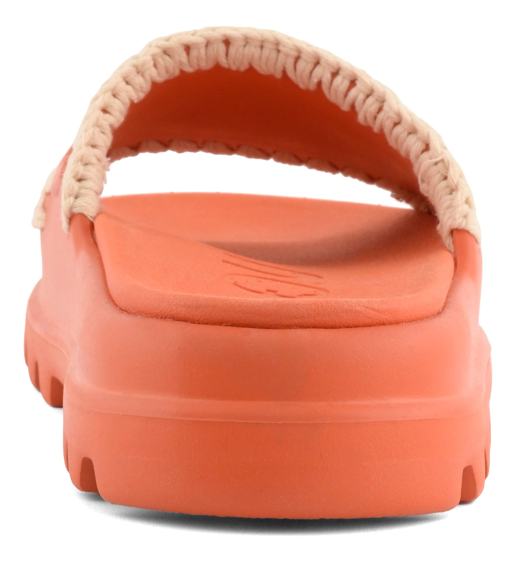 MOU Ciabatta Donna EVA ONE PIECE SLIDE-Deep Orange