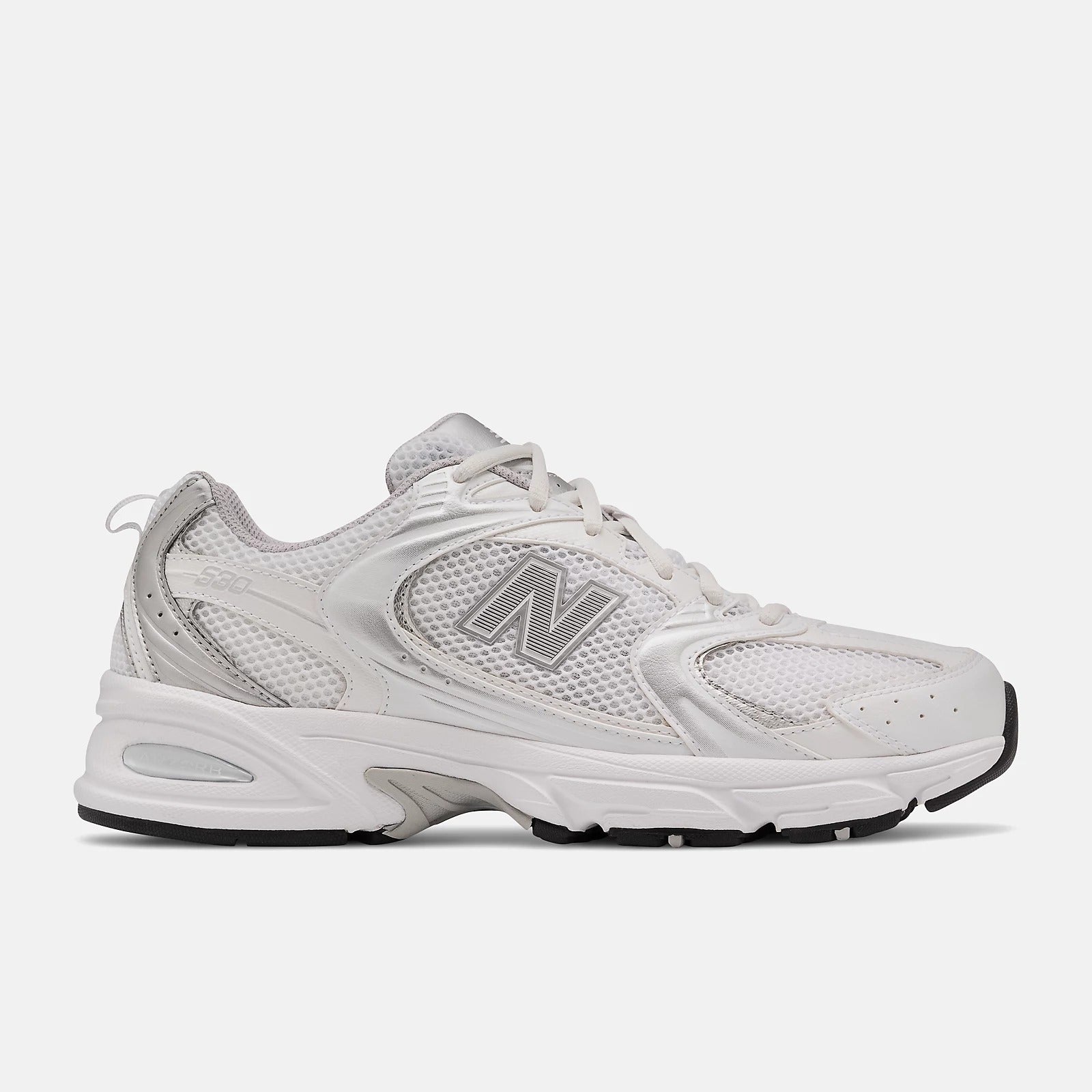 NEW BALANCE Sneaker Unisex 530-NB White Silver Metallic