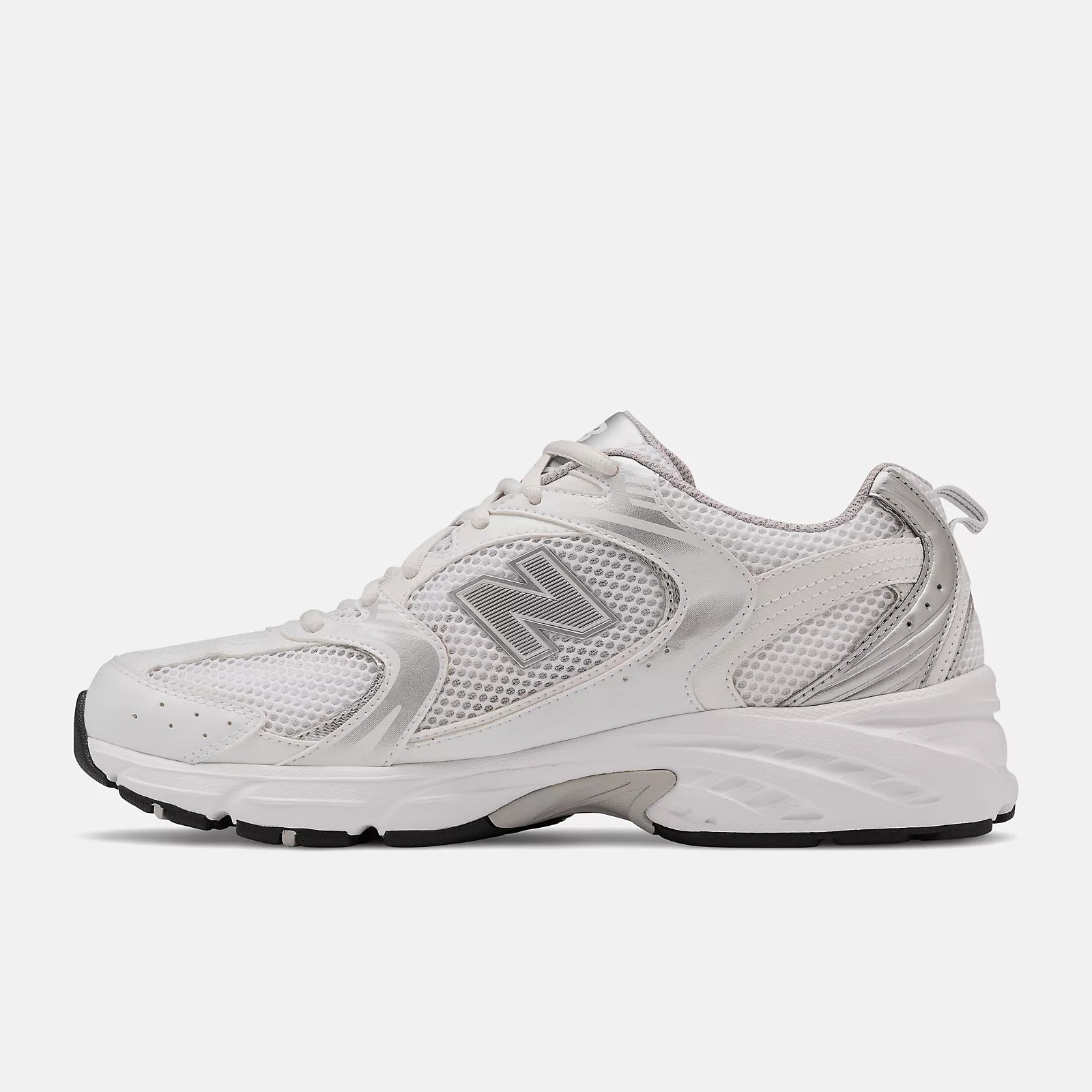 NEW BALANCE Sneaker Unisex 530-NB White Silver Metallic