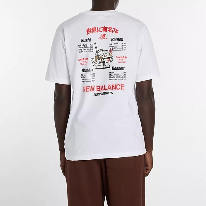 NEW BALANCE T-SHIRT Uomo RAMEN-White