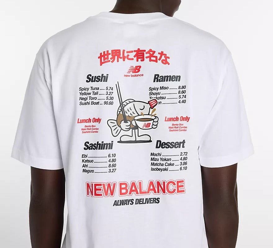 NEW BALANCE T-SHIRT Uomo RAMEN-White
